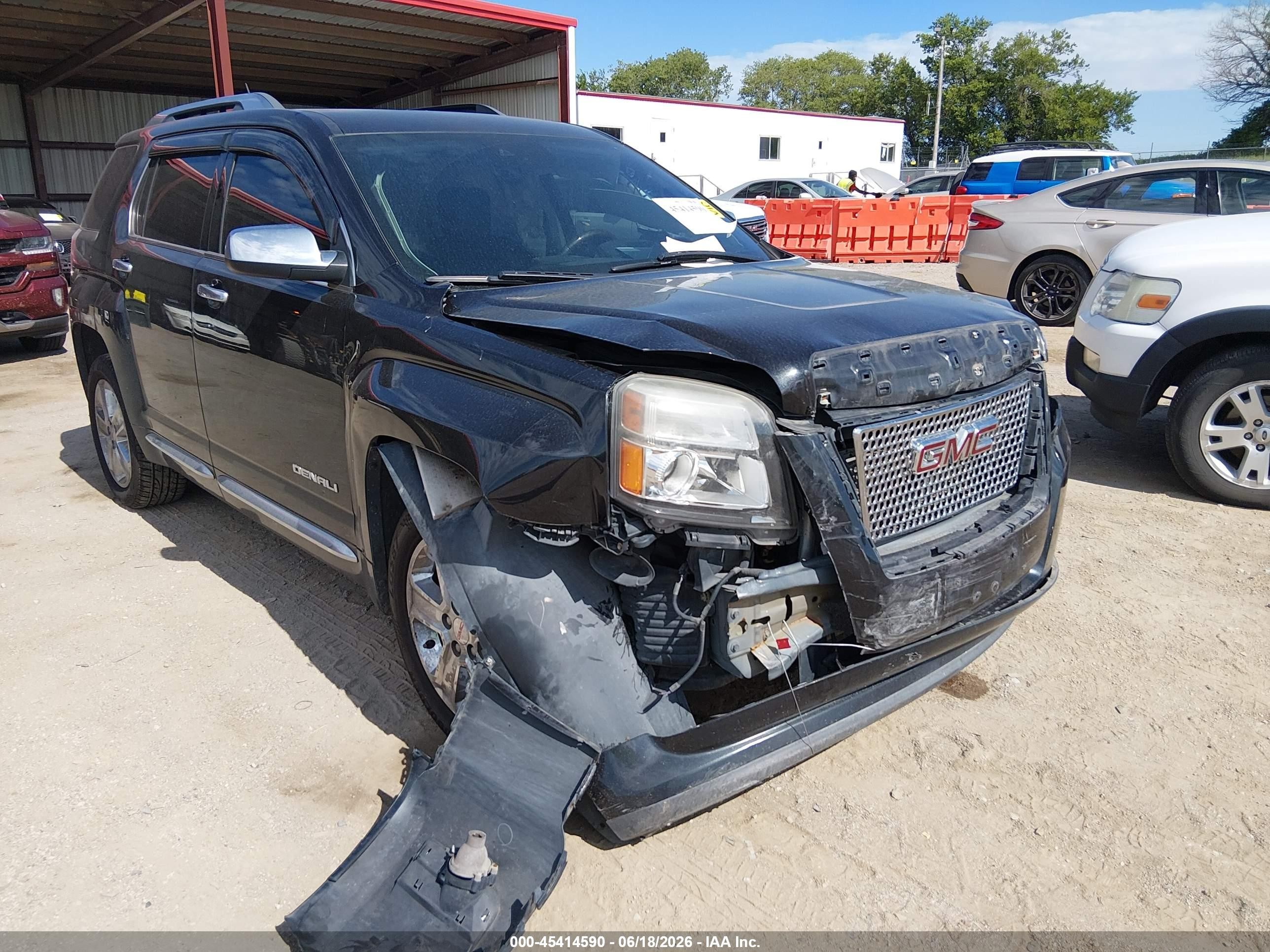 2015 Gmc Terrain Denali Black vin: 2GKFLZEK5F6424617