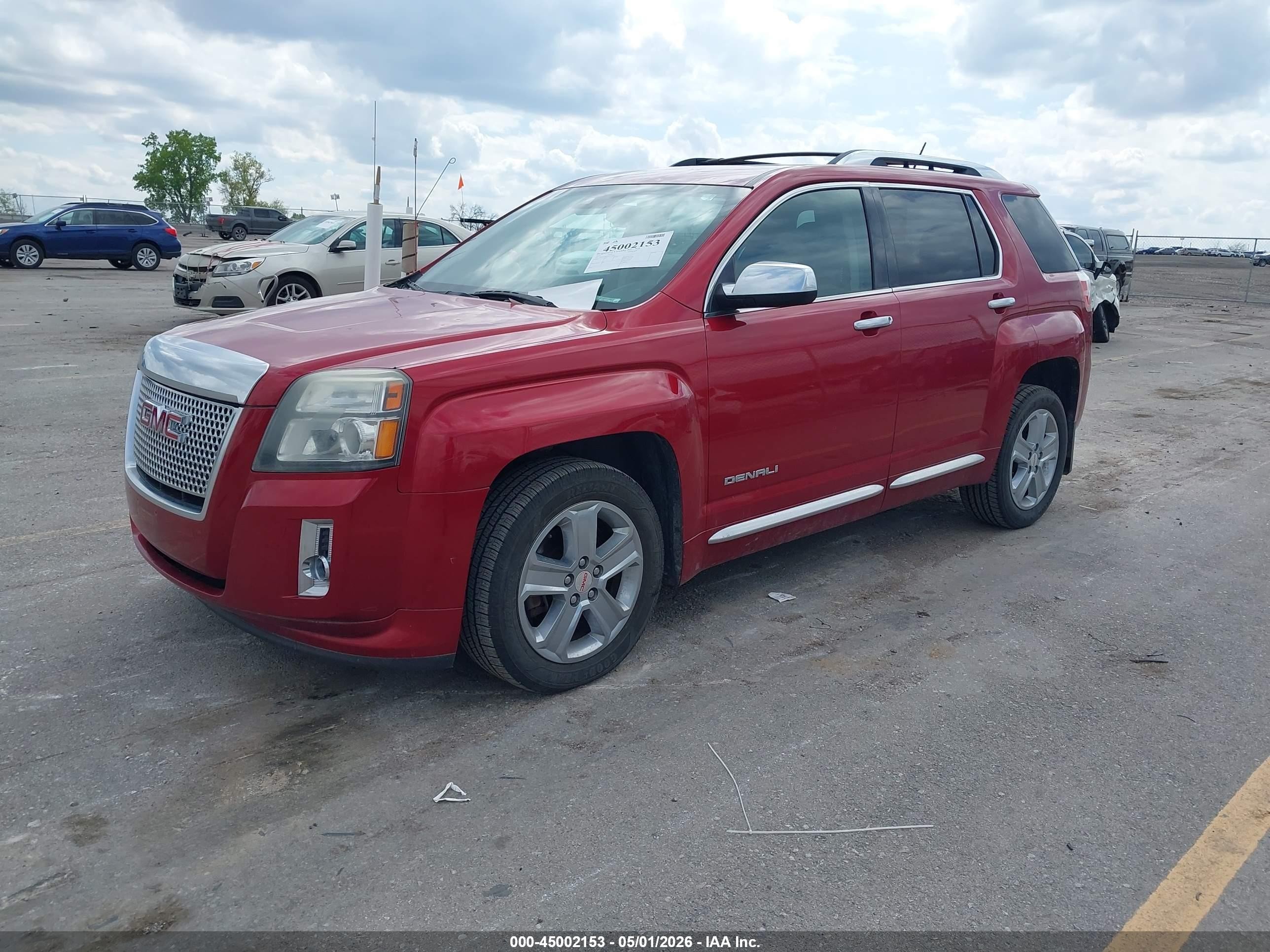 2015 Gmc Terrain Denali Red vin: 2GKFLZEK8F6204744