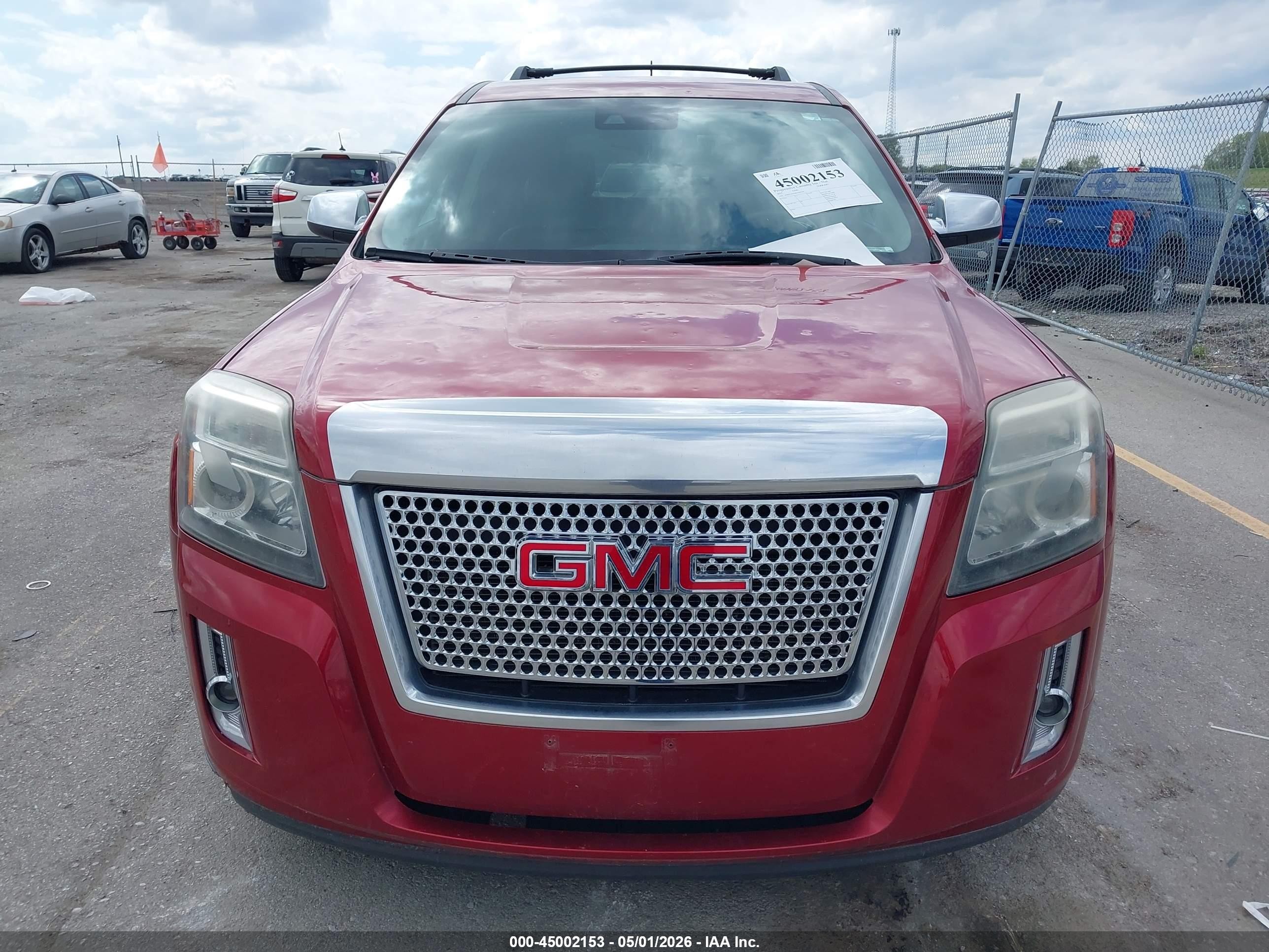 2015 Gmc Terrain Denali Red vin: 2GKFLZEK8F6204744