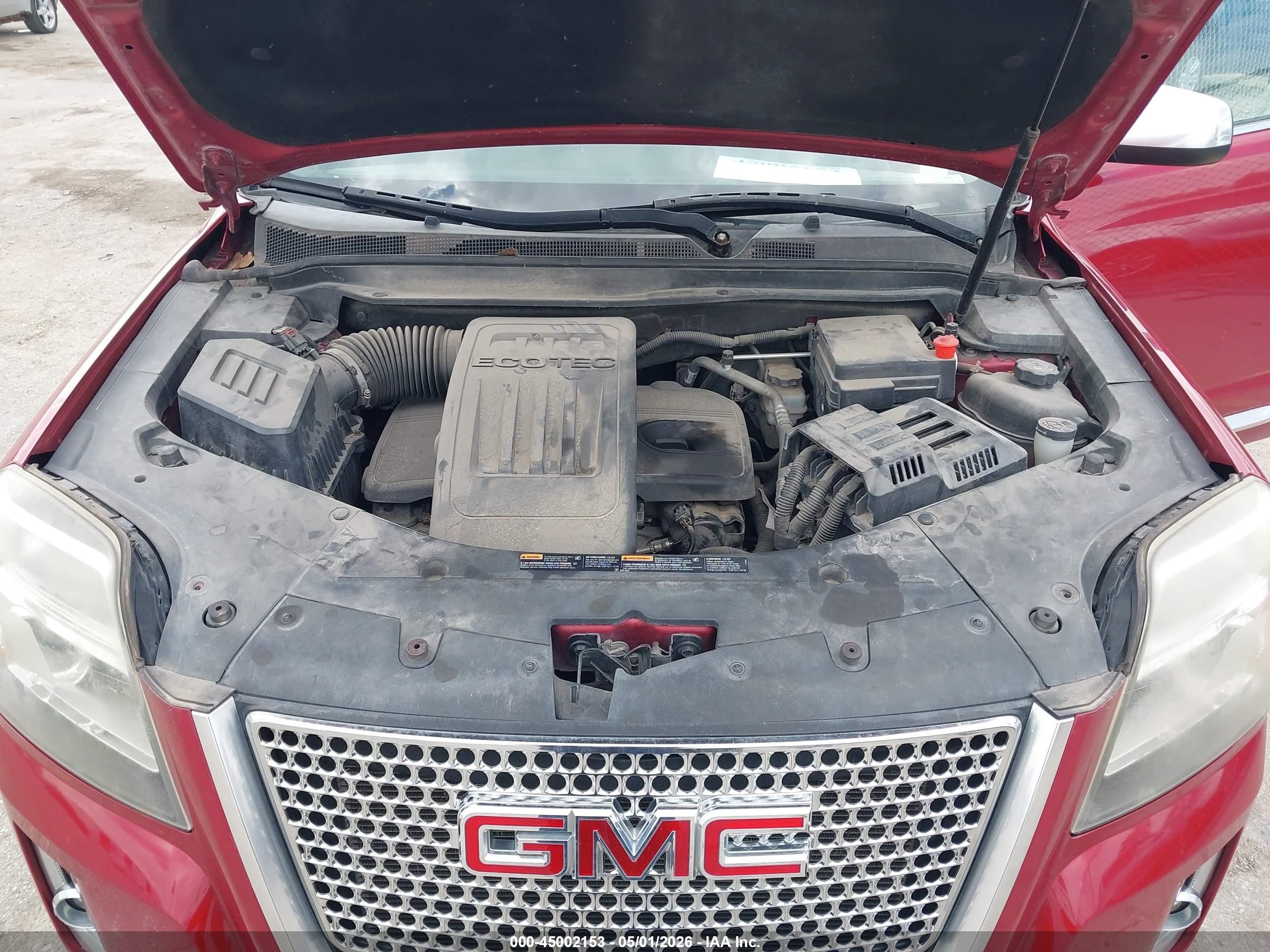 2015 Gmc Terrain Denali Red vin: 2GKFLZEK8F6204744