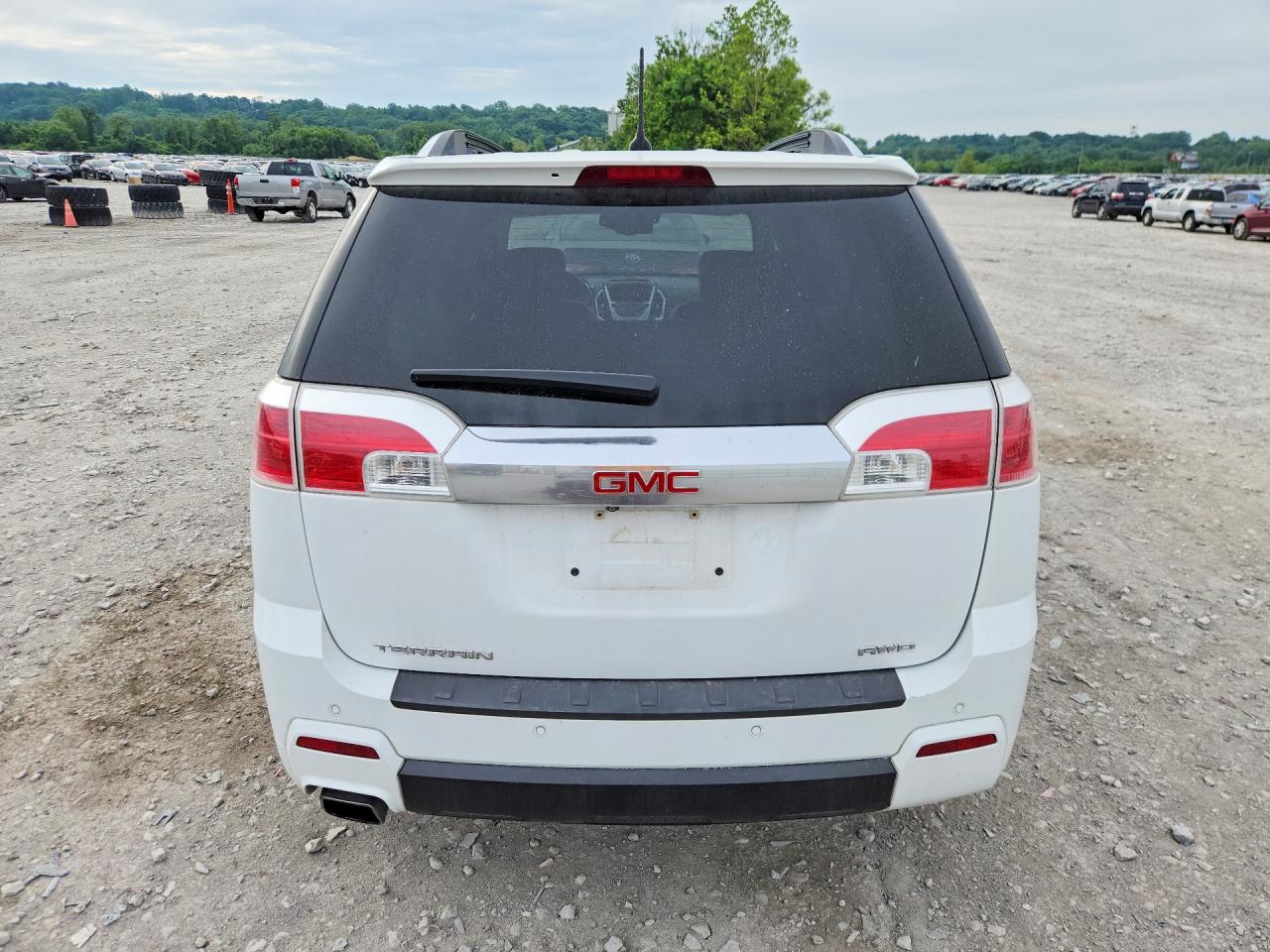 2014 Gmc Terrain Denali White vin: 2GKFLZEKXE6199707