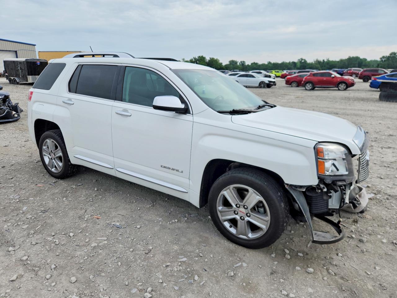 2014 Gmc Terrain Denali White vin: 2GKFLZEKXE6199707