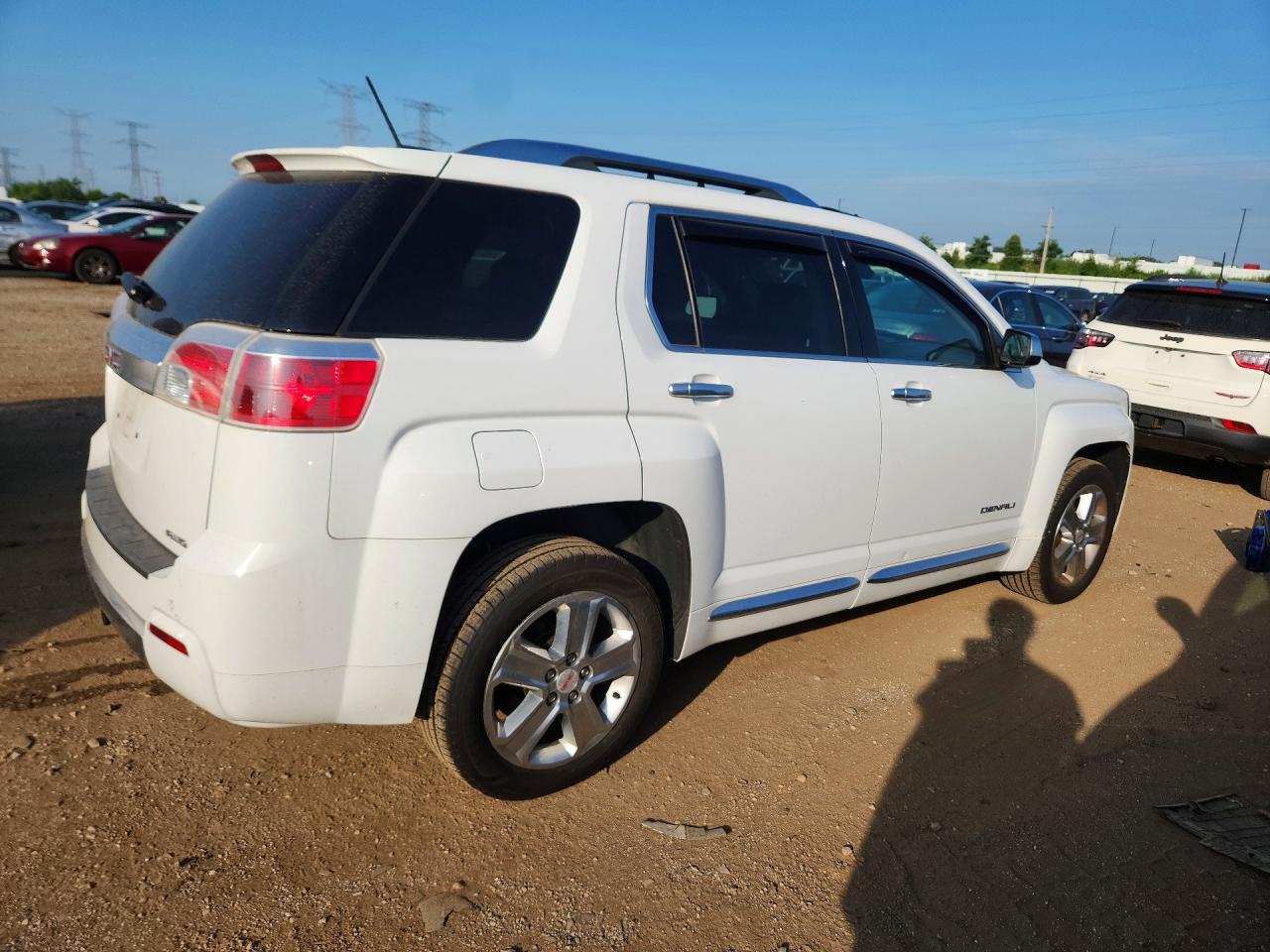2015 Gmc Terrain Denali White vin: 2GKFLZEKXF6430204