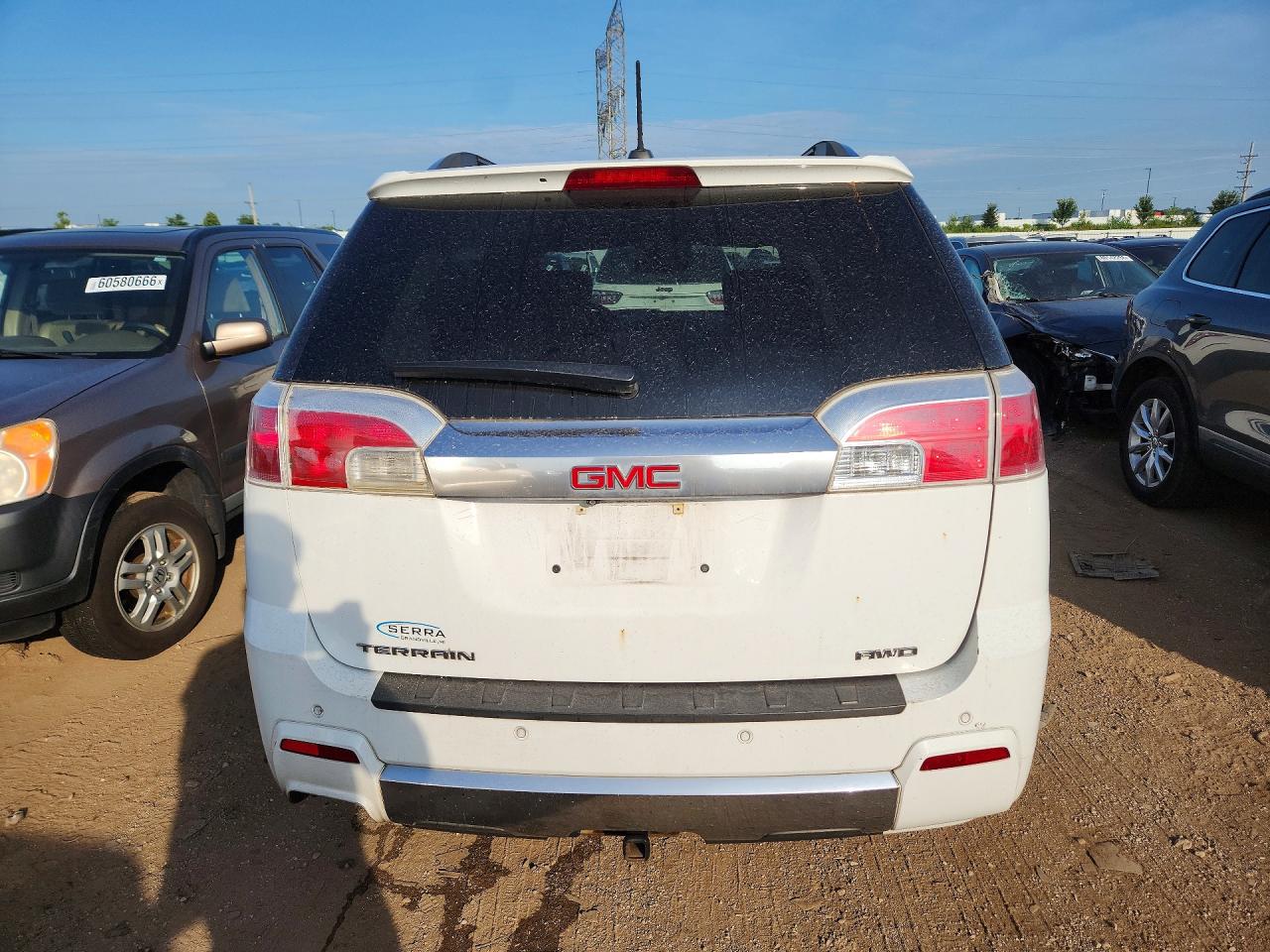 2015 Gmc Terrain Denali White vin: 2GKFLZEKXF6430204