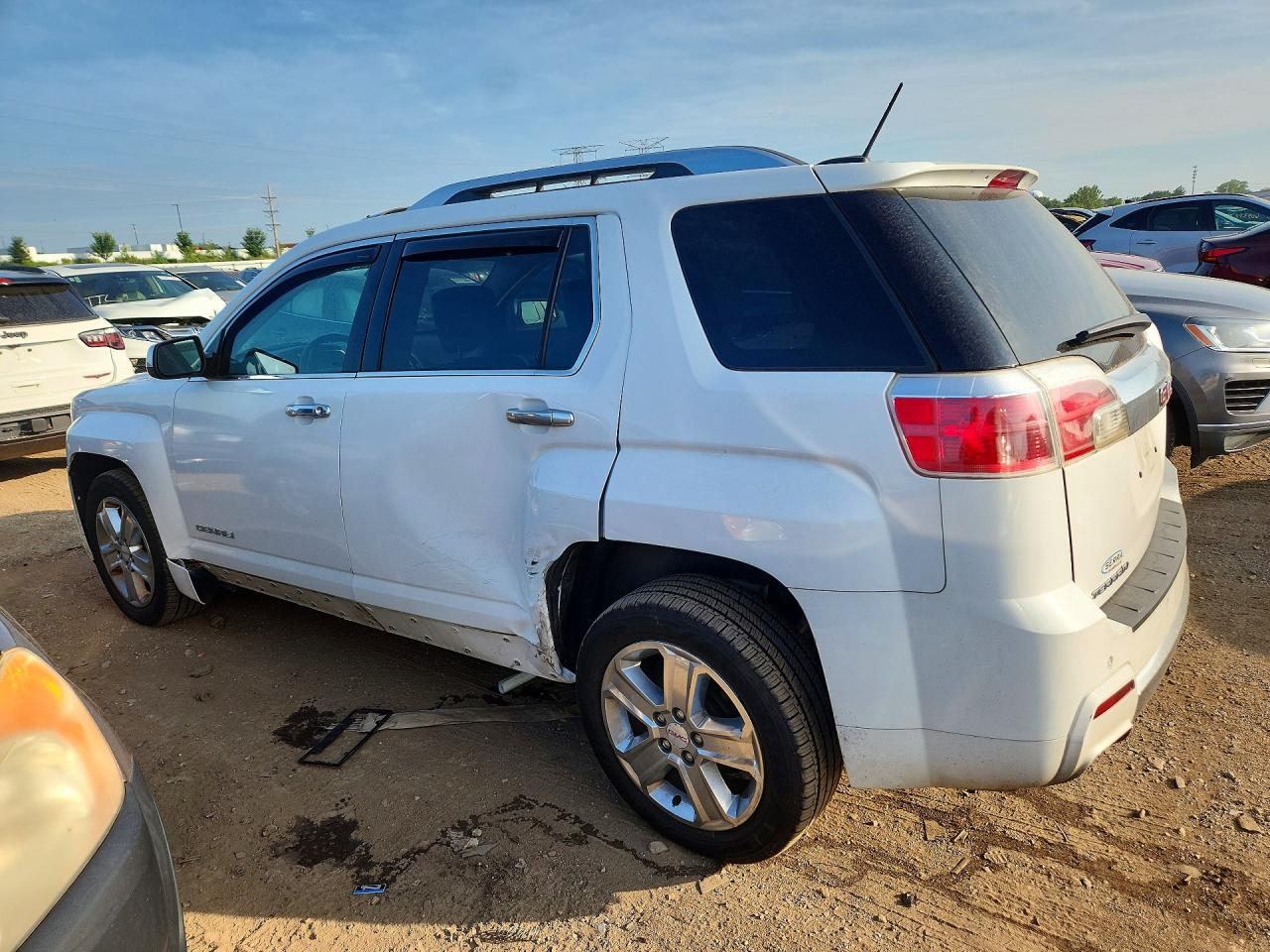 2015 Gmc Terrain Denali White vin: 2GKFLZEKXF6430204
