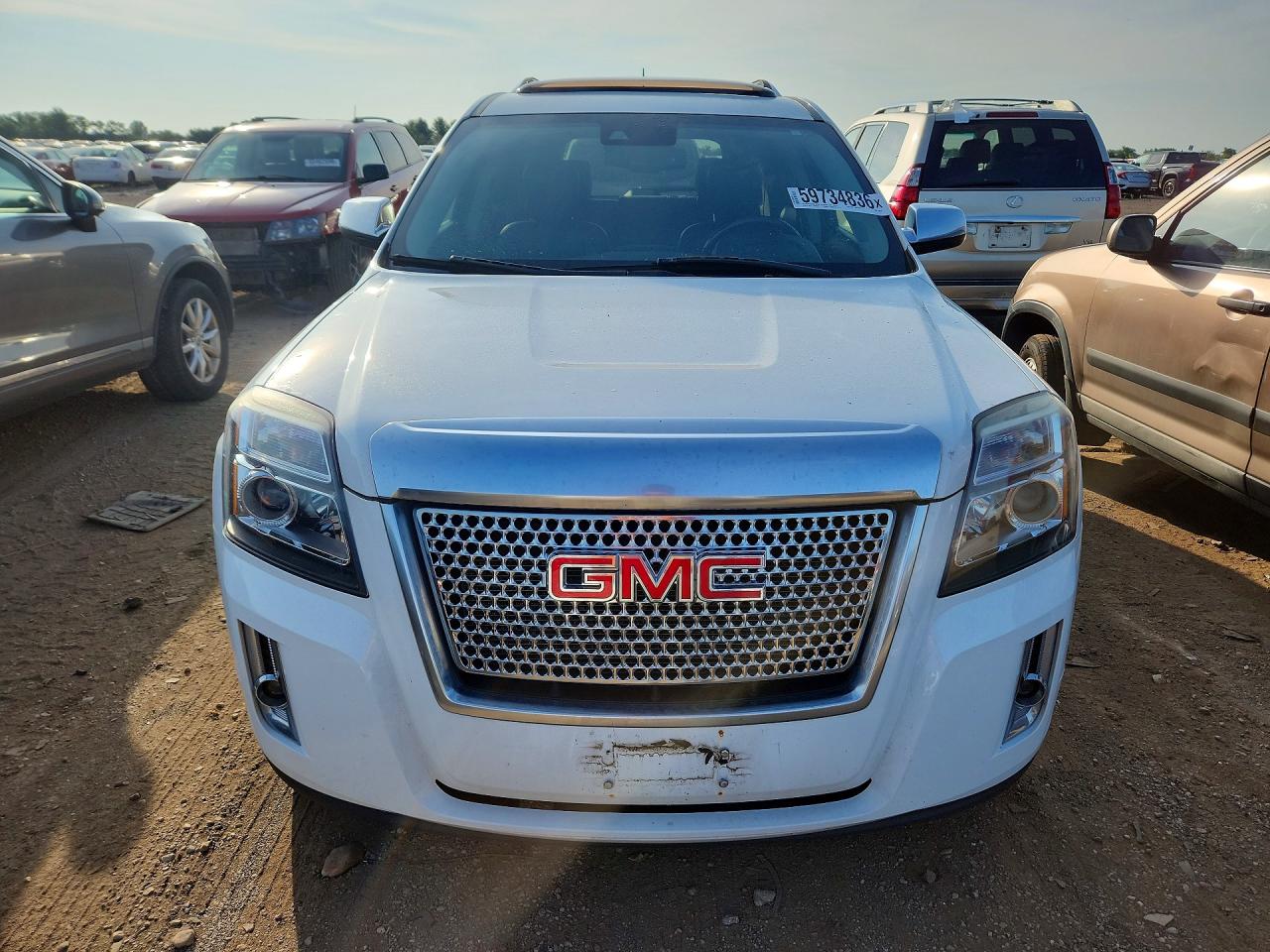 2015 Gmc Terrain Denali White vin: 2GKFLZEKXF6430204