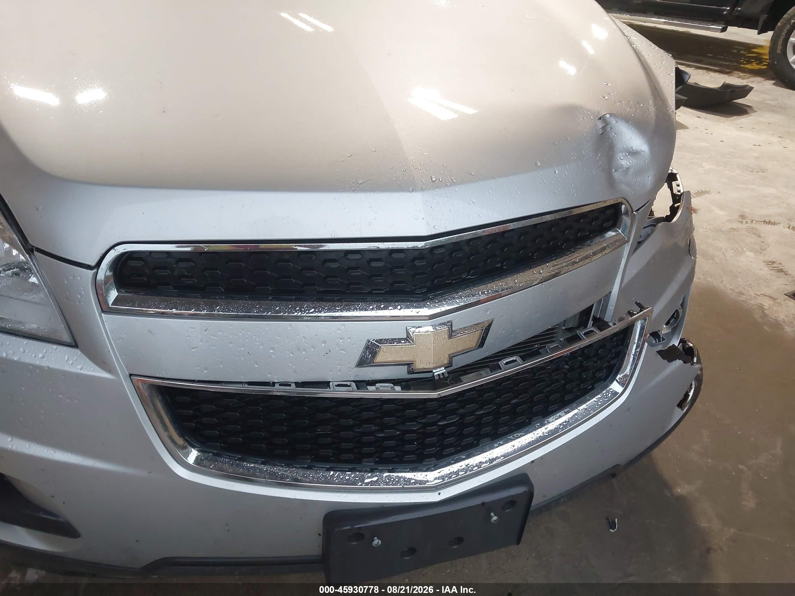 2014 Chevrolet Equinox Ls Silver vin: 2GNALAEK0E1156859