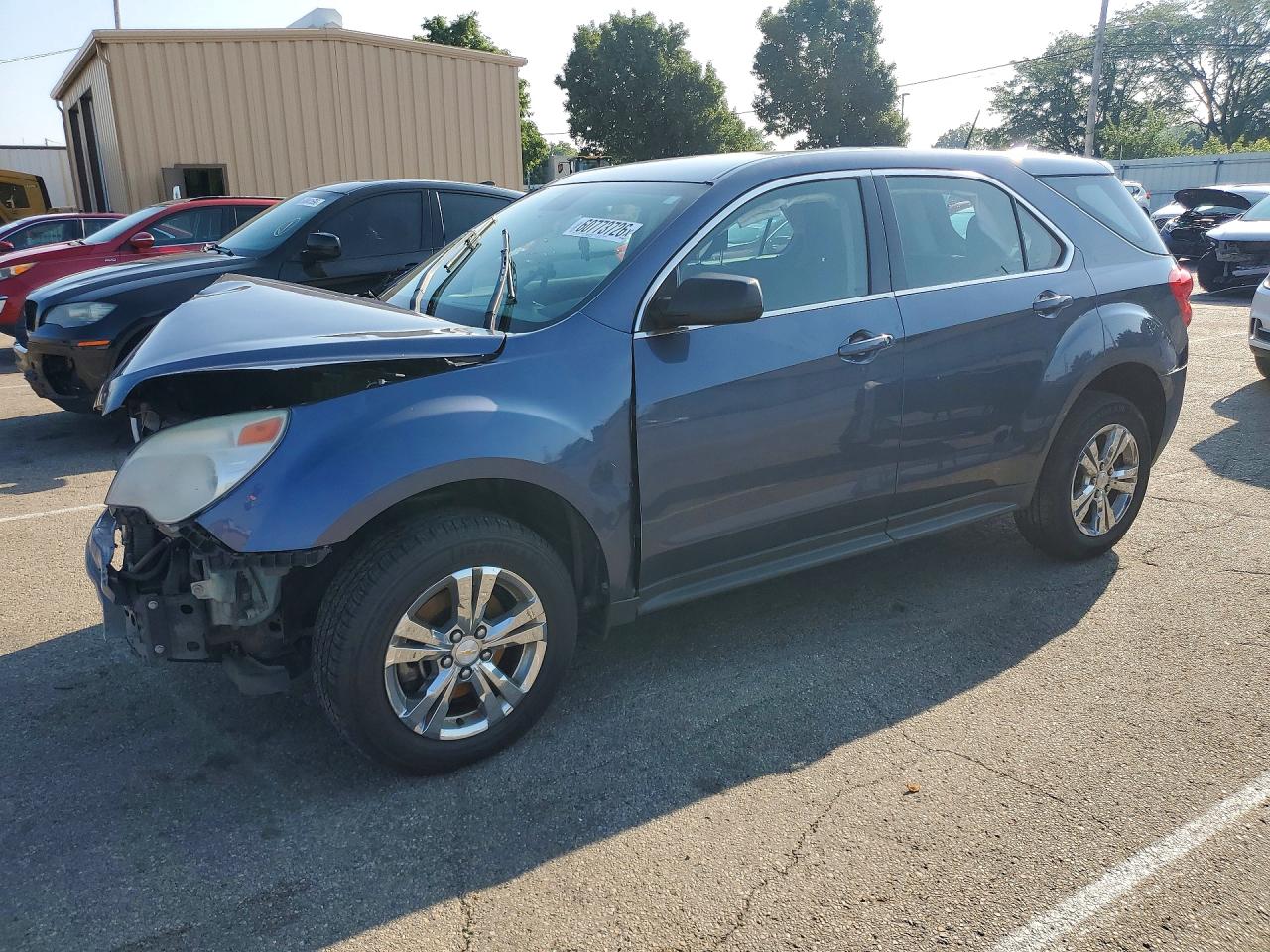 2014 Chevrolet Equinox Ls Blue vin: 2GNALAEK0E6179481