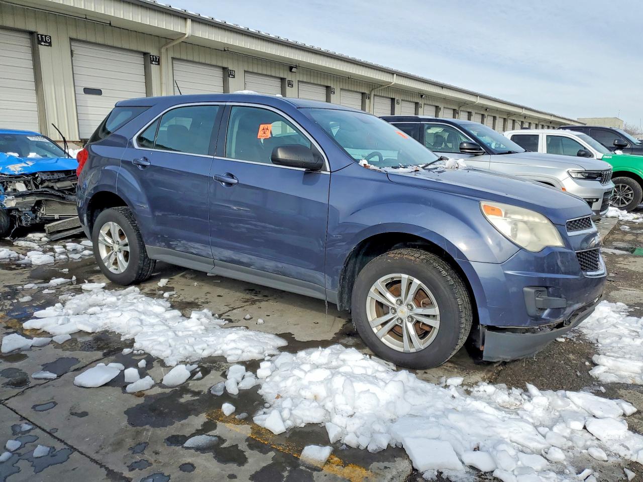 2014 Chevrolet Equinox Ls Синий vin: 2GNALAEK0E6187502