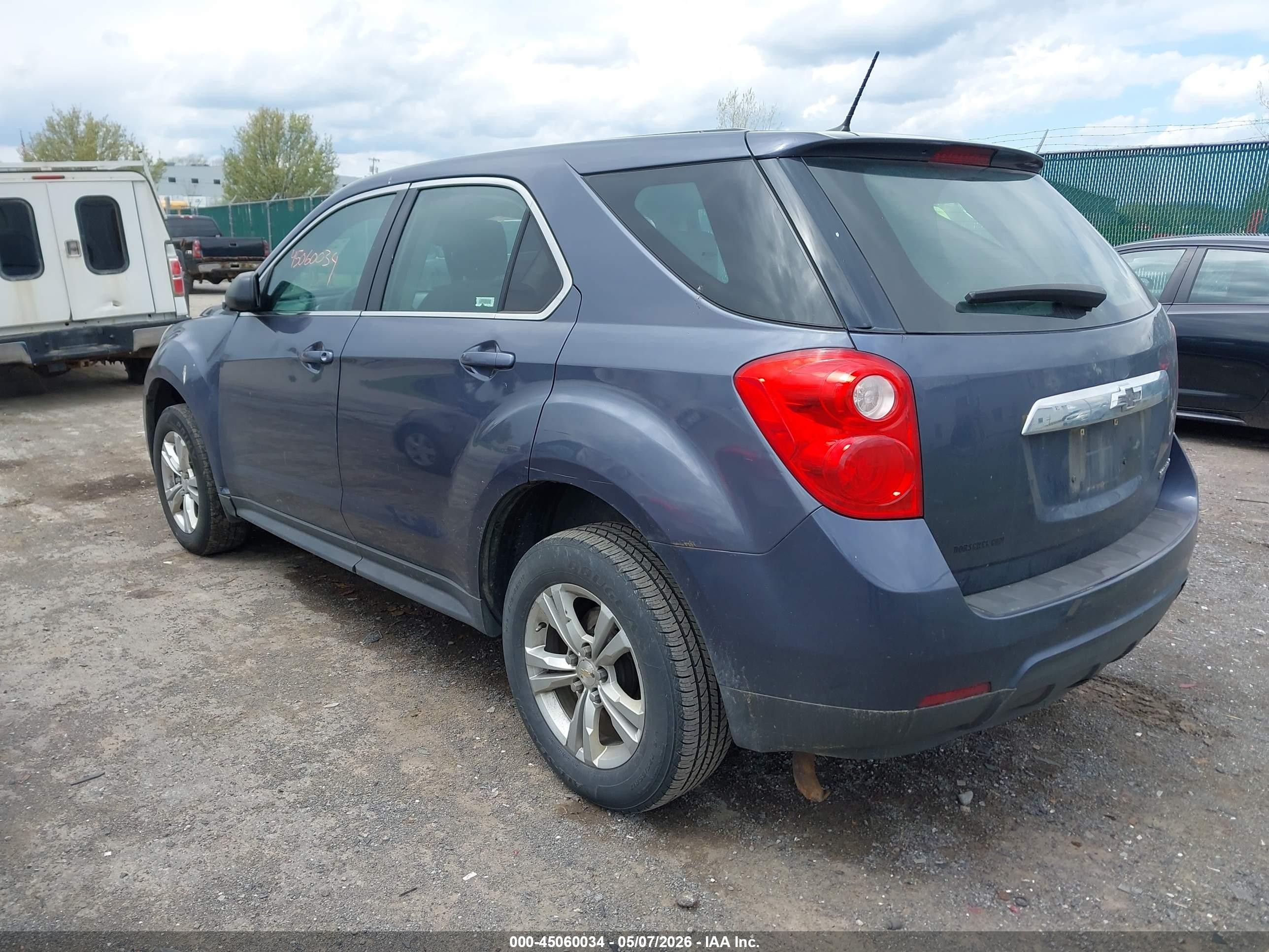 2014 Chevrolet Equinox Ls Blue vin: 2GNALAEK0E6194708
