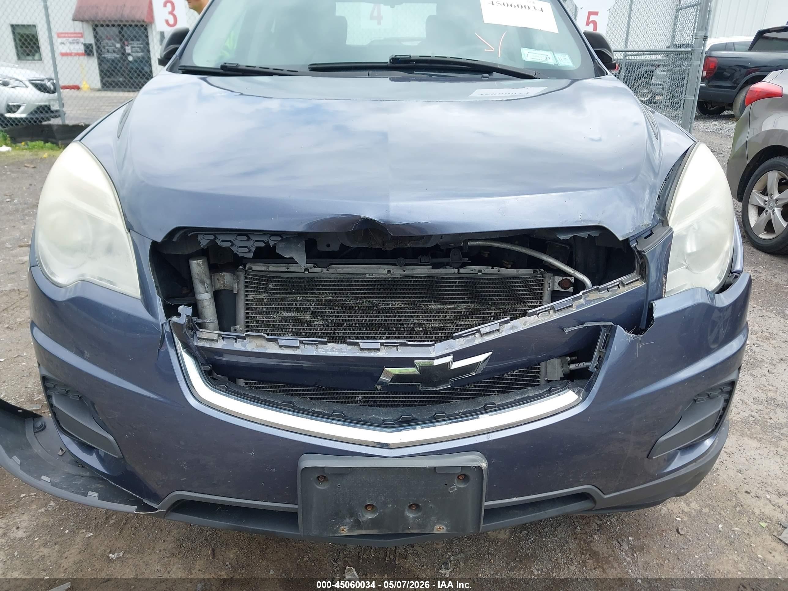 2014 Chevrolet Equinox Ls Blue vin: 2GNALAEK0E6194708