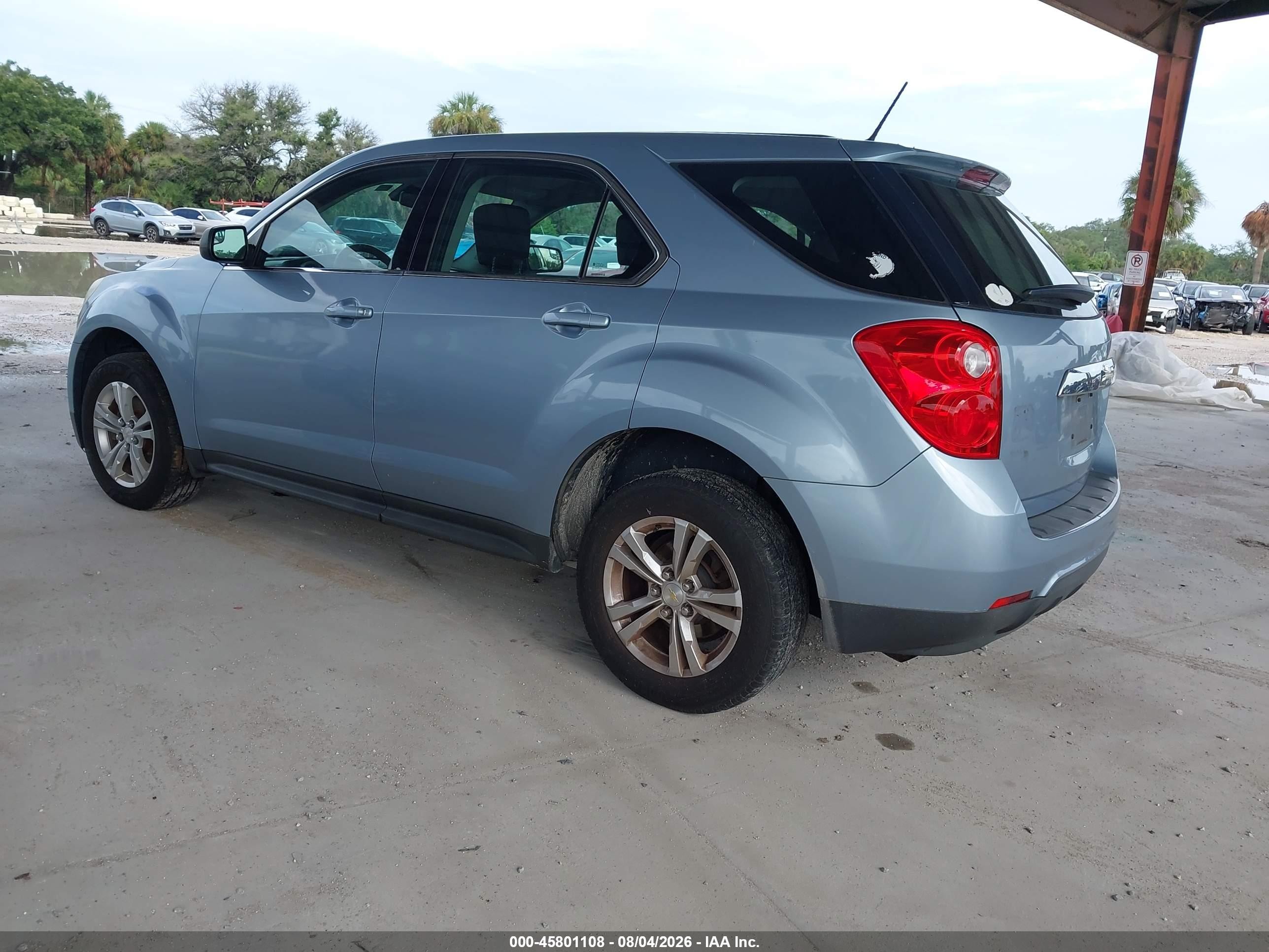 2014 Chevrolet Equinox Ls Blue vin: 2GNALAEK0E6201737