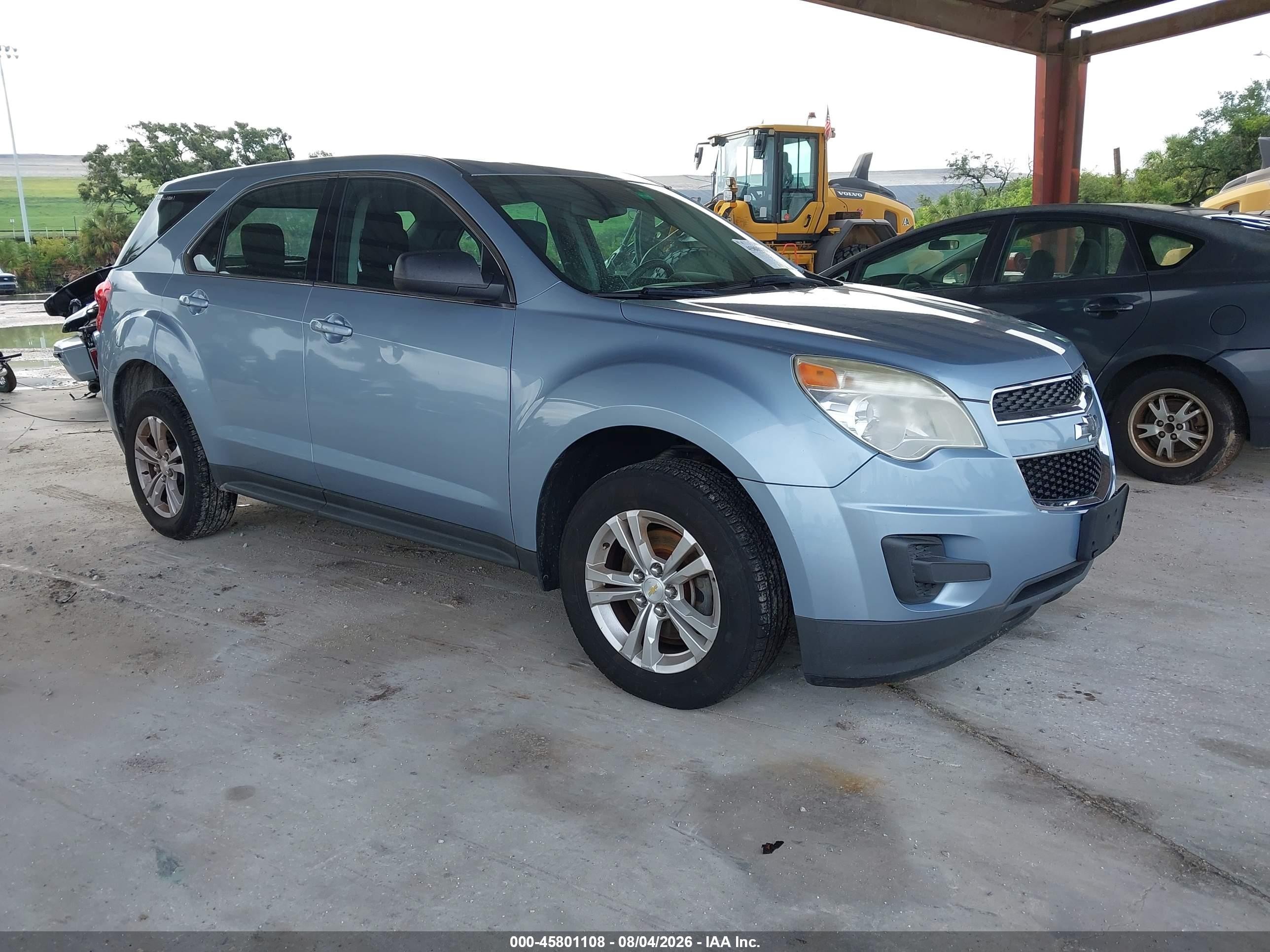 2014 Chevrolet Equinox Ls Blue vin: 2GNALAEK0E6201737