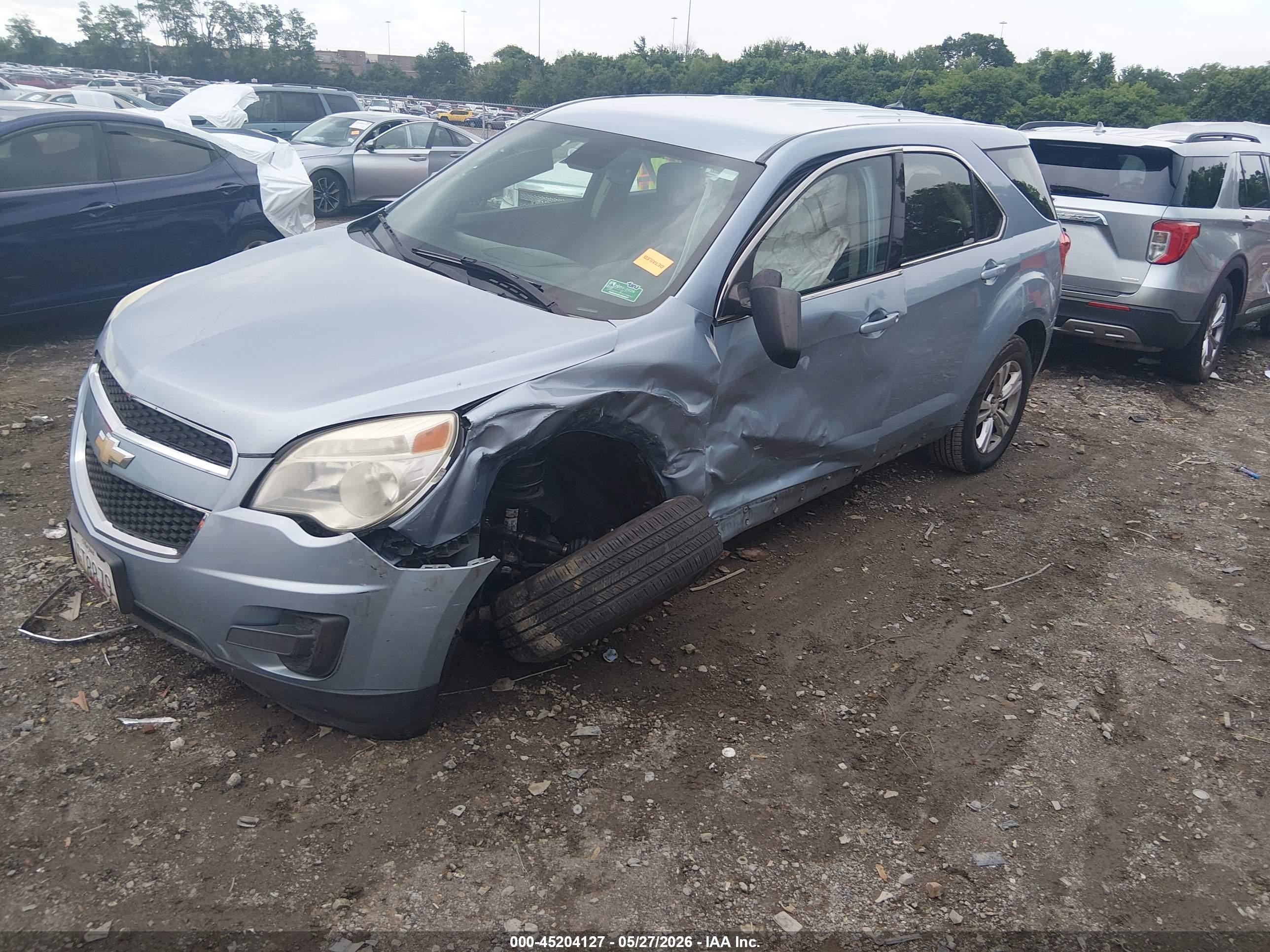 2014 Chevrolet Equinox Ls Синий vin: 2GNALAEK0E6202130