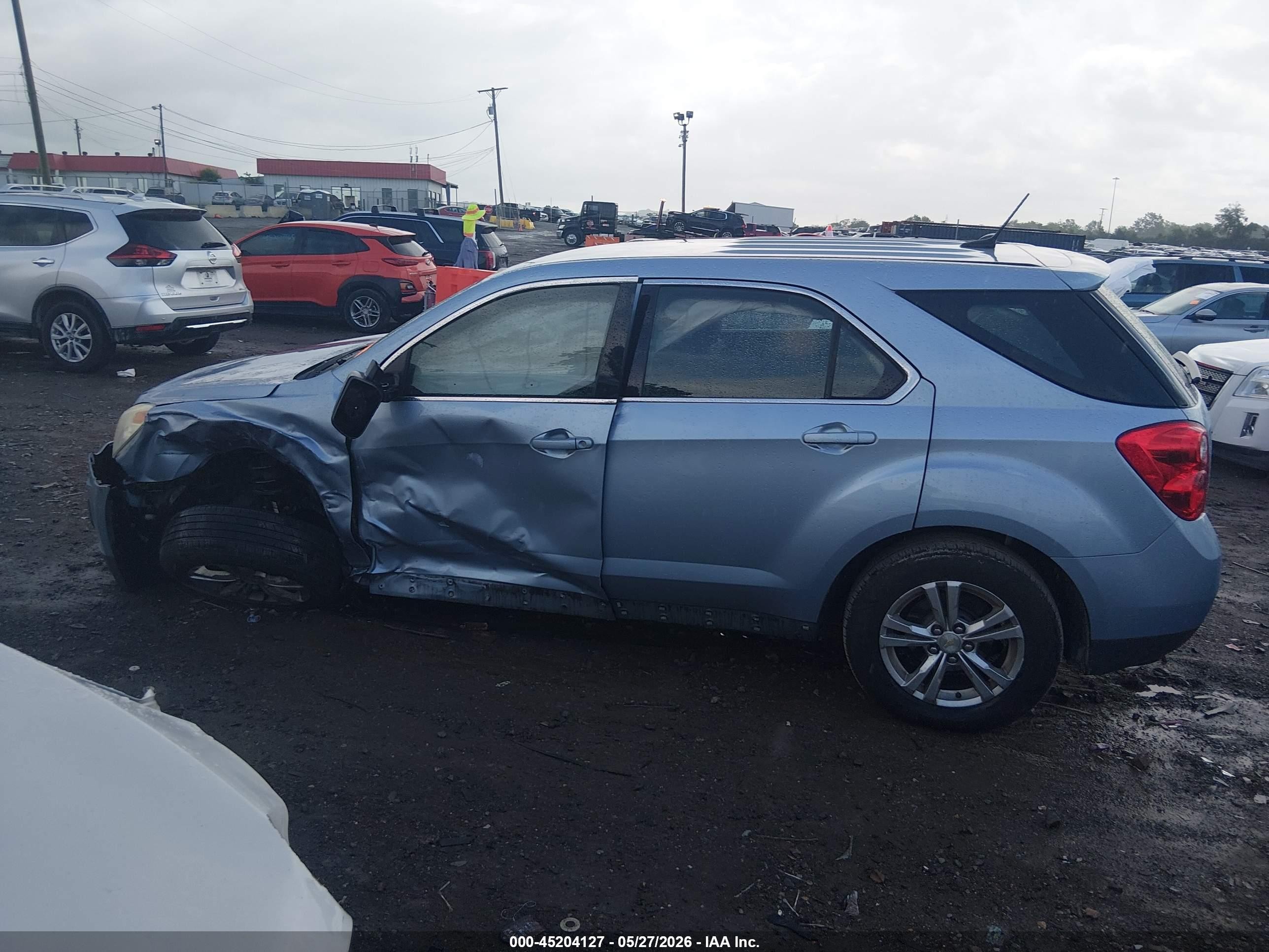 2014 Chevrolet Equinox Ls Синий vin: 2GNALAEK0E6202130