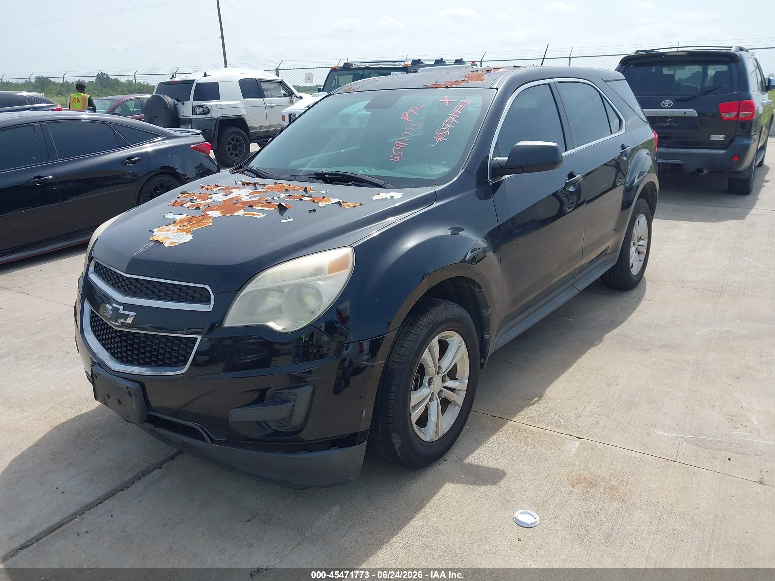 2014 Chevrolet Equinox Ls Black vin: 2GNALAEK0E6248279