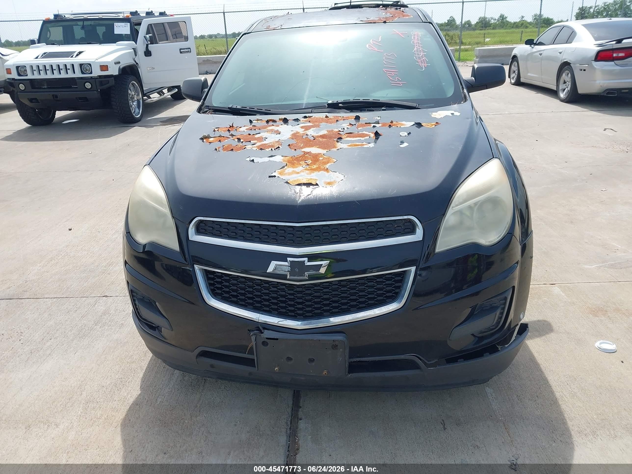 2014 Chevrolet Equinox Ls Black vin: 2GNALAEK0E6248279