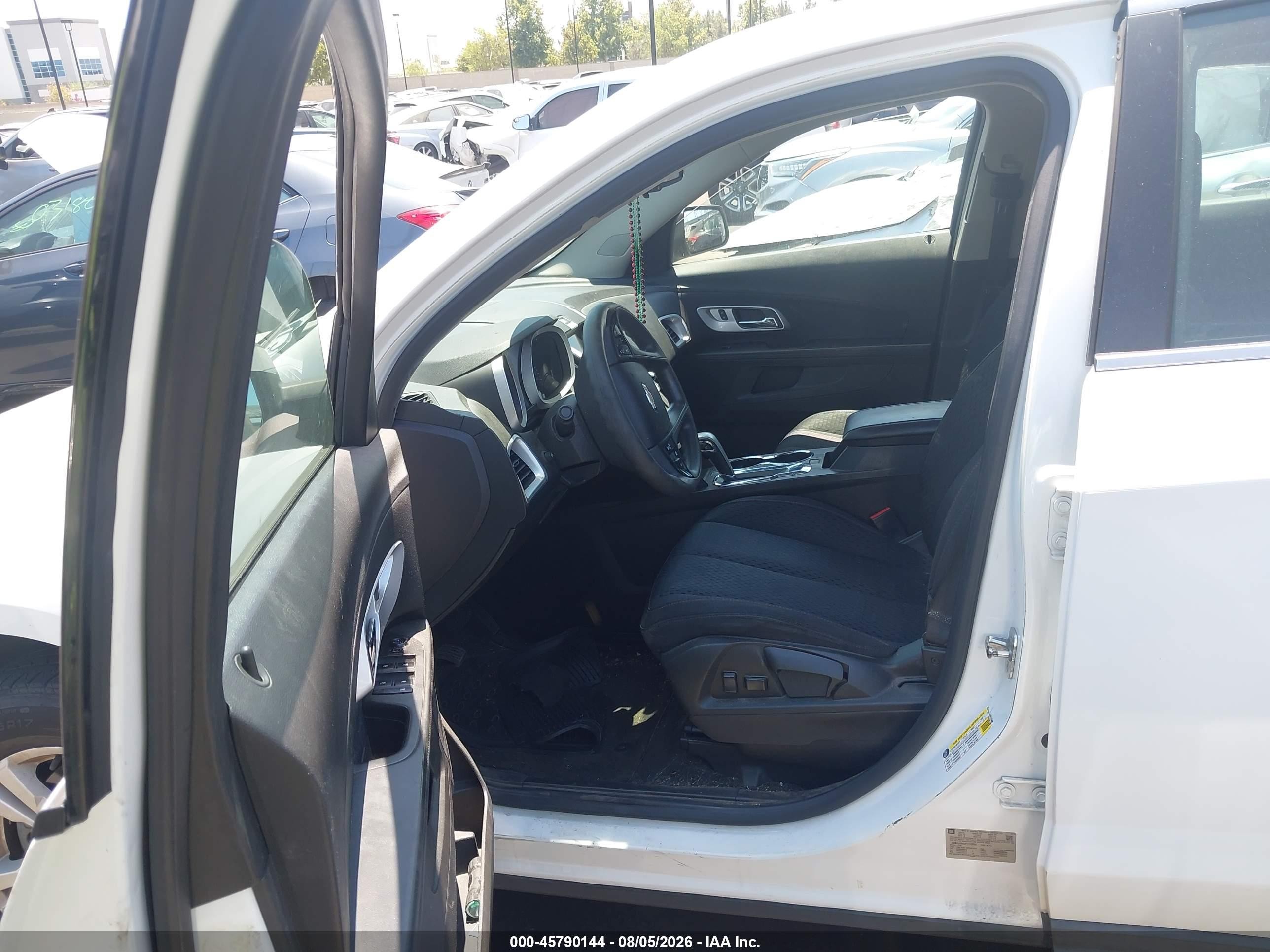 2015 Chevrolet Equinox Ls White vin: 2GNALAEK0F1112636