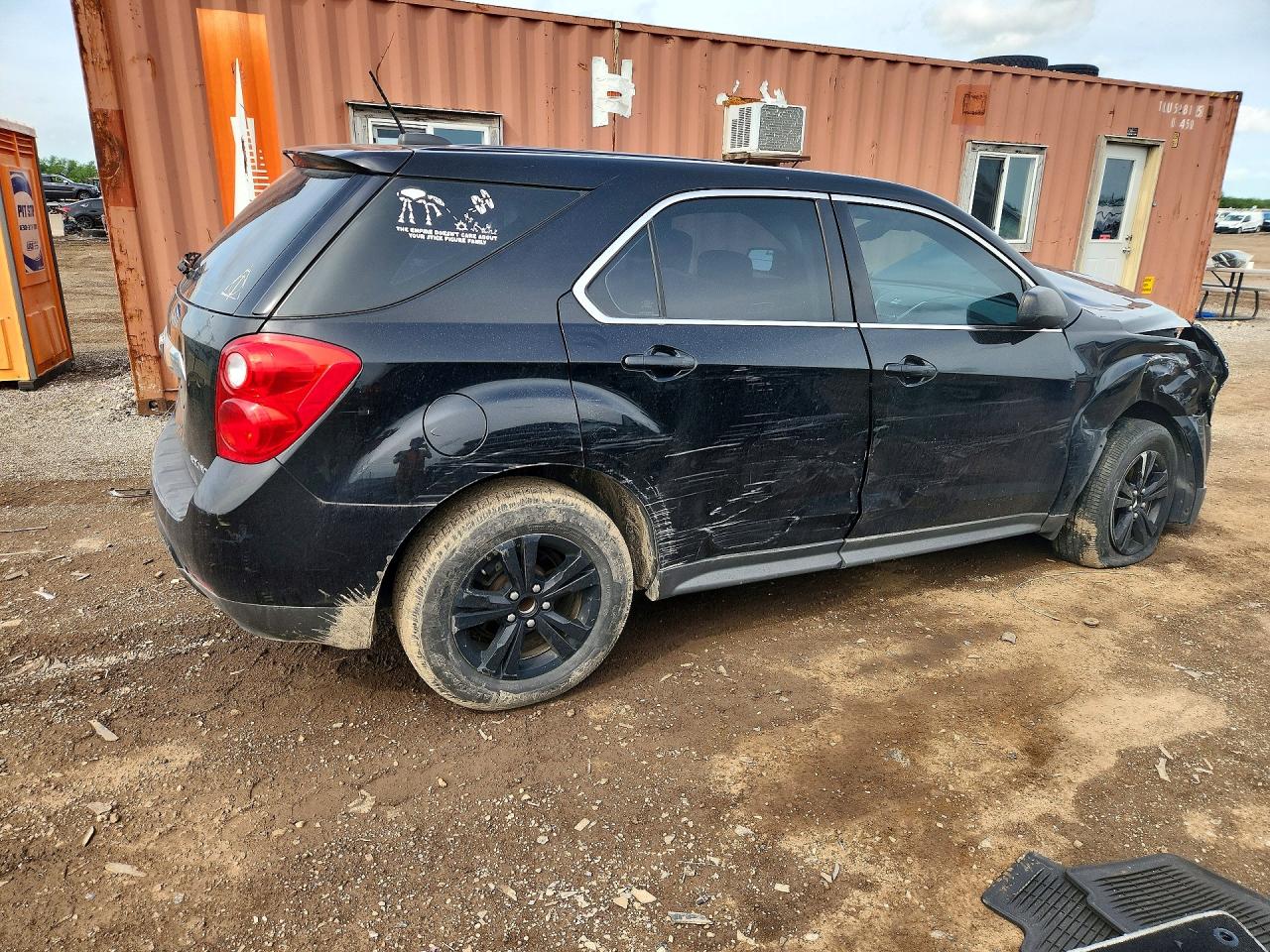 2015 Chevrolet Equinox Ls Black vin: 2GNALAEK0F1115388