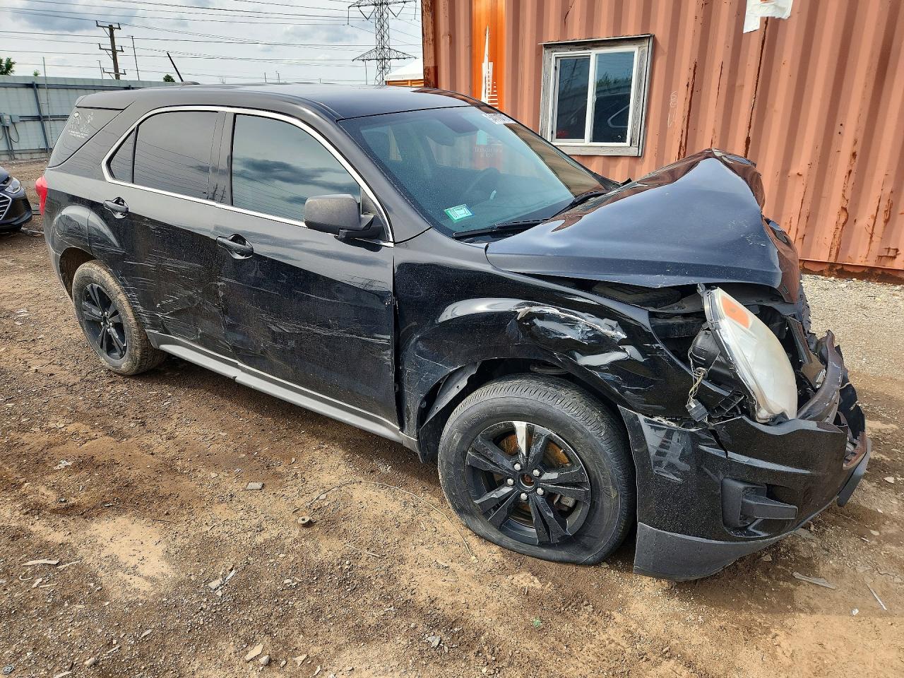 2015 Chevrolet Equinox Ls Black vin: 2GNALAEK0F1115388