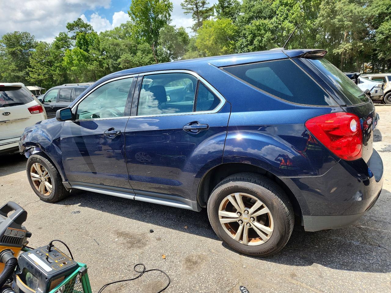 2015 Chevrolet Equinox Ls Blue vin: 2GNALAEK0F1127959