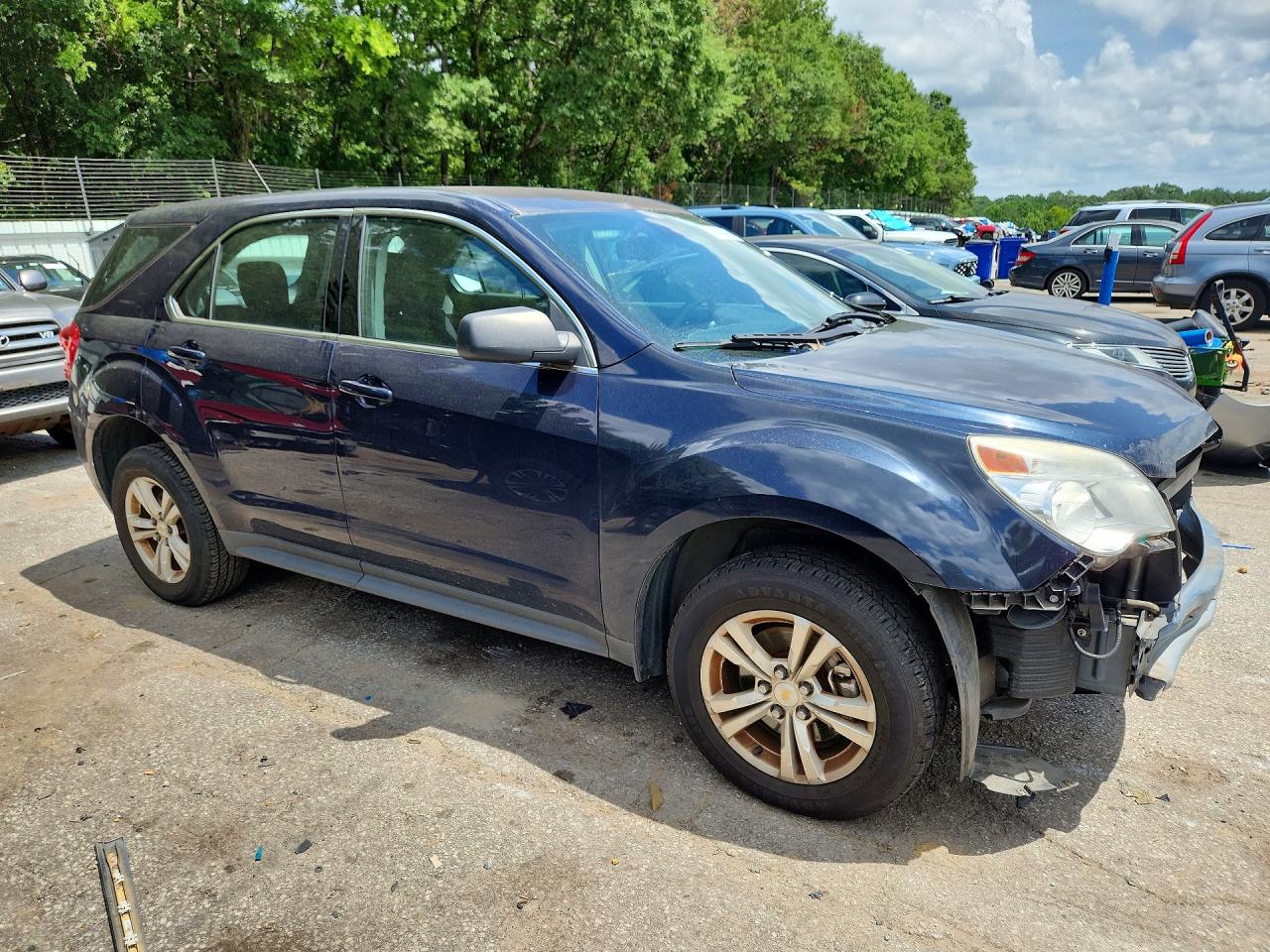 2015 Chevrolet Equinox Ls Blue vin: 2GNALAEK0F1127959