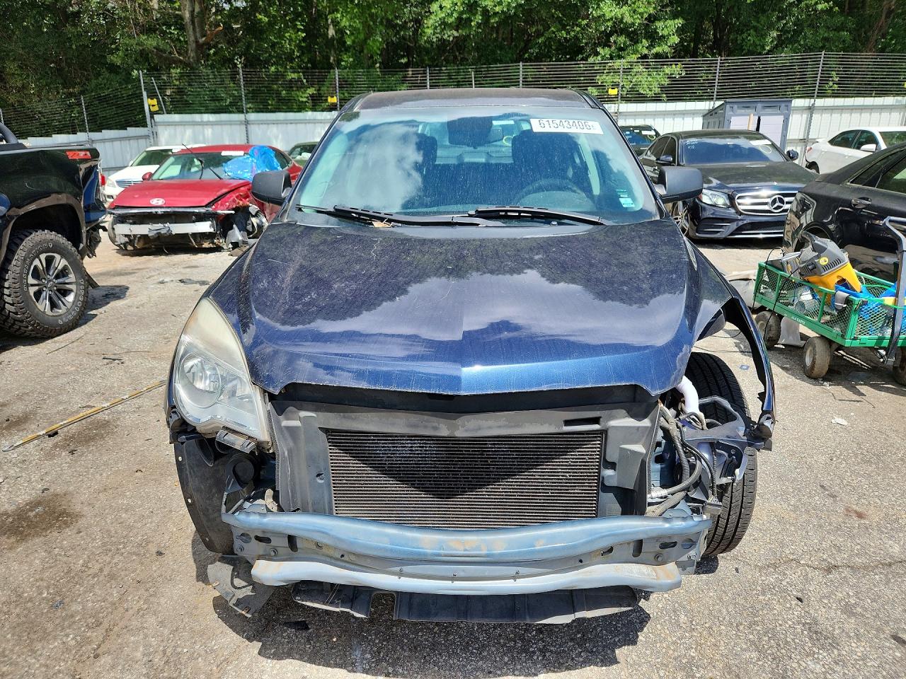 2015 Chevrolet Equinox Ls Blue vin: 2GNALAEK0F1127959