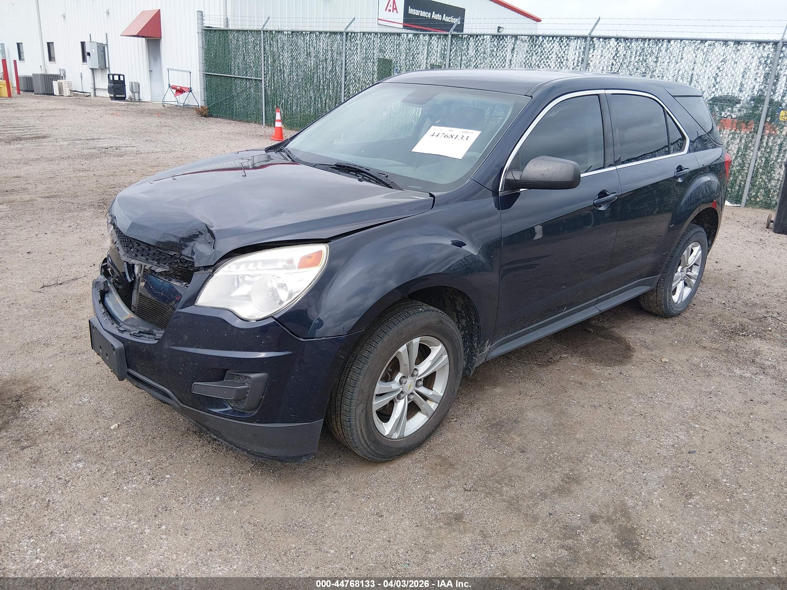 2015 Chevrolet Equinox Ls Blue vin: 2GNALAEK0F6154050
