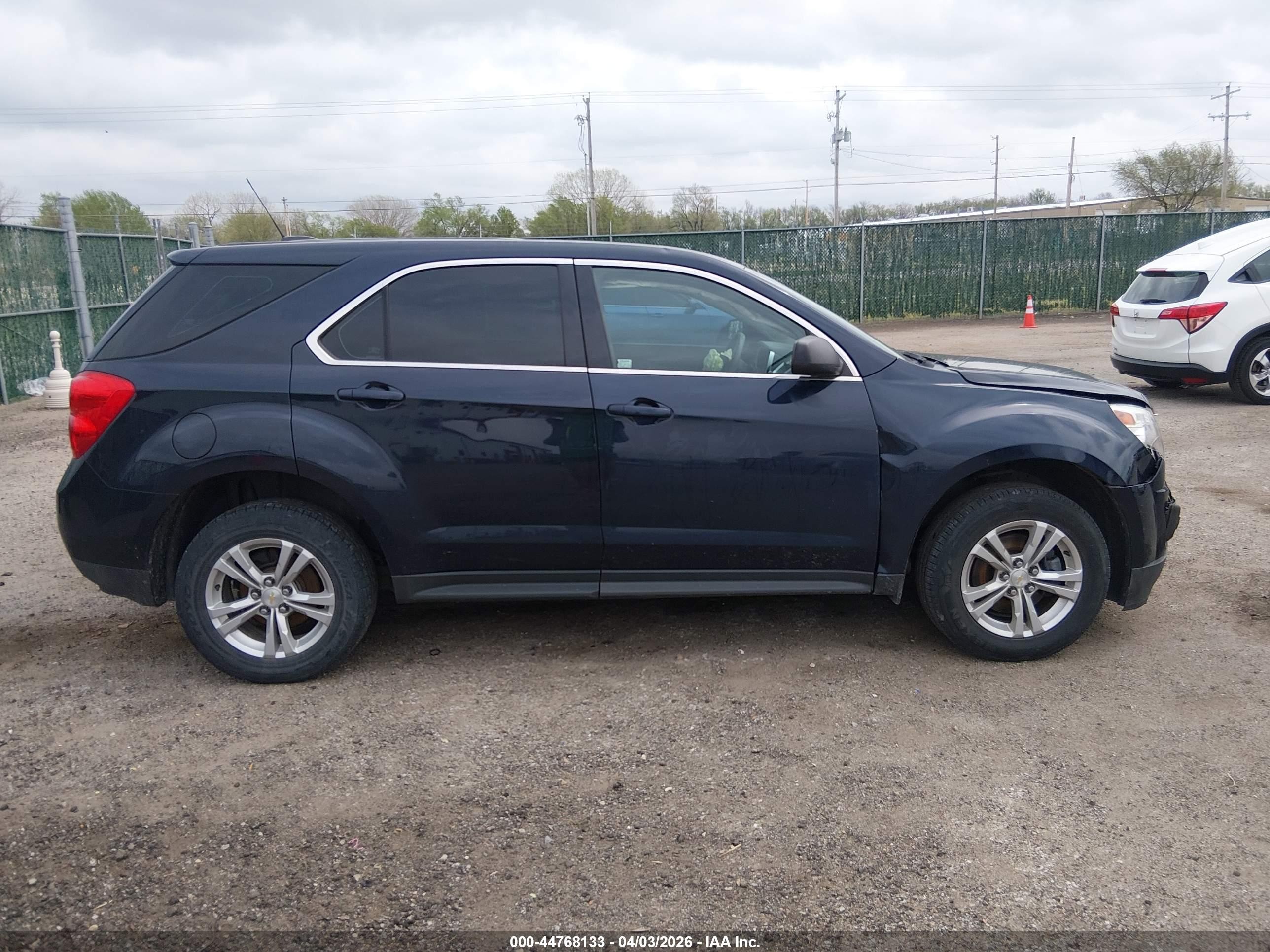 2015 Chevrolet Equinox Ls Blue vin: 2GNALAEK0F6154050