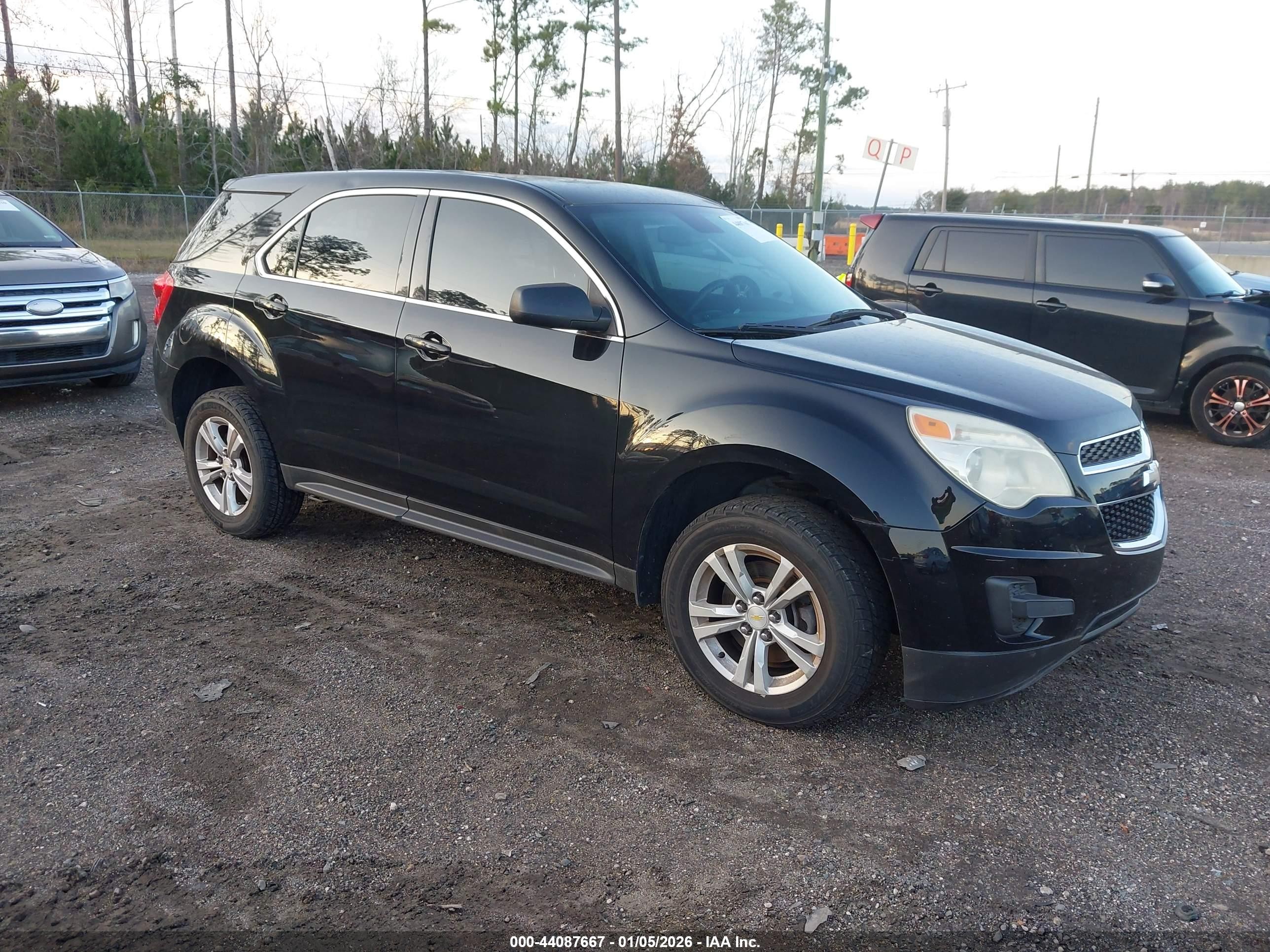 2015 Chevrolet Equinox Ls Black vin: 2GNALAEK0F6355706