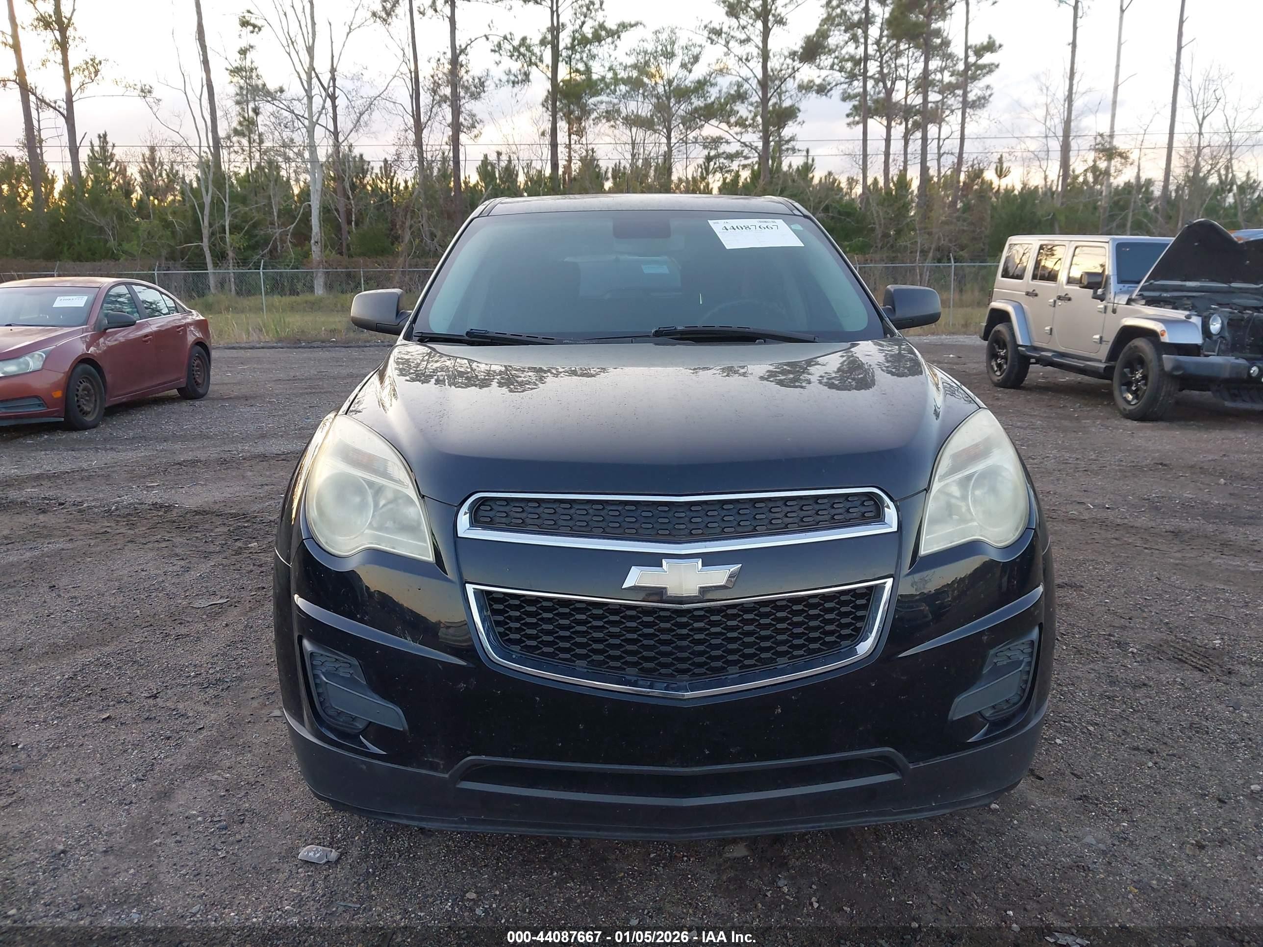 2015 Chevrolet Equinox Ls Black vin: 2GNALAEK0F6355706