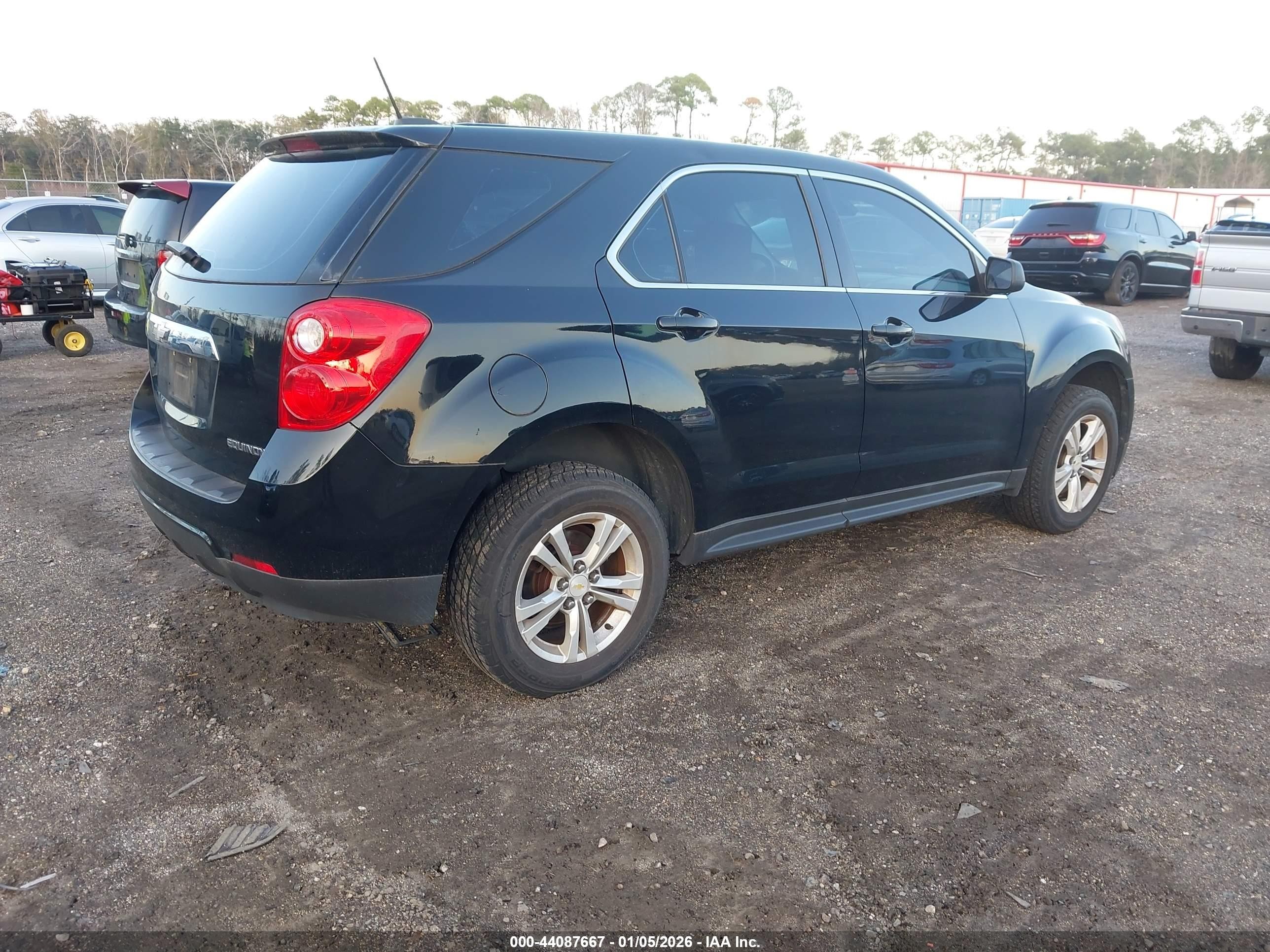 2015 Chevrolet Equinox Ls Black vin: 2GNALAEK0F6355706