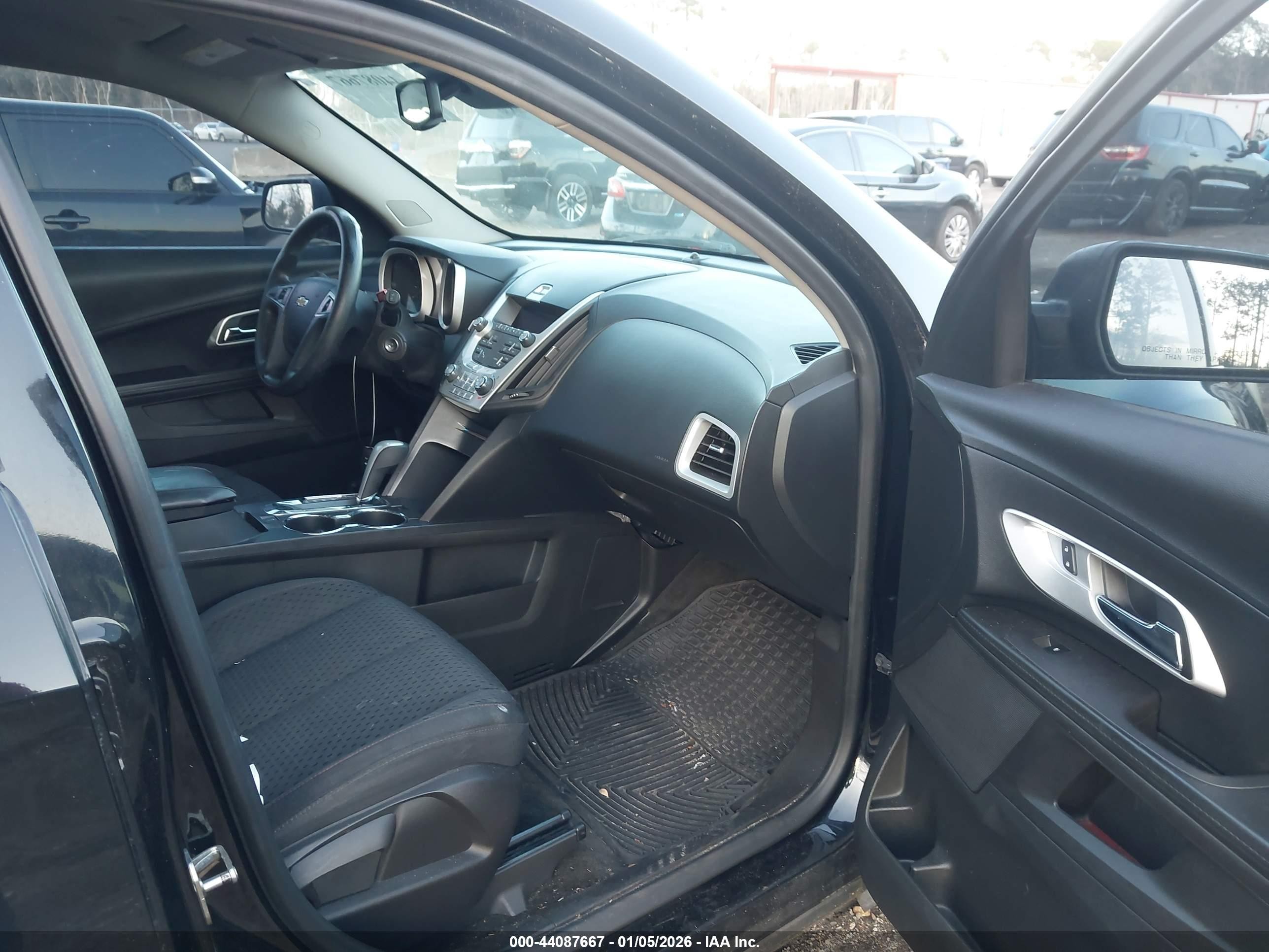 2015 Chevrolet Equinox Ls Black vin: 2GNALAEK0F6355706