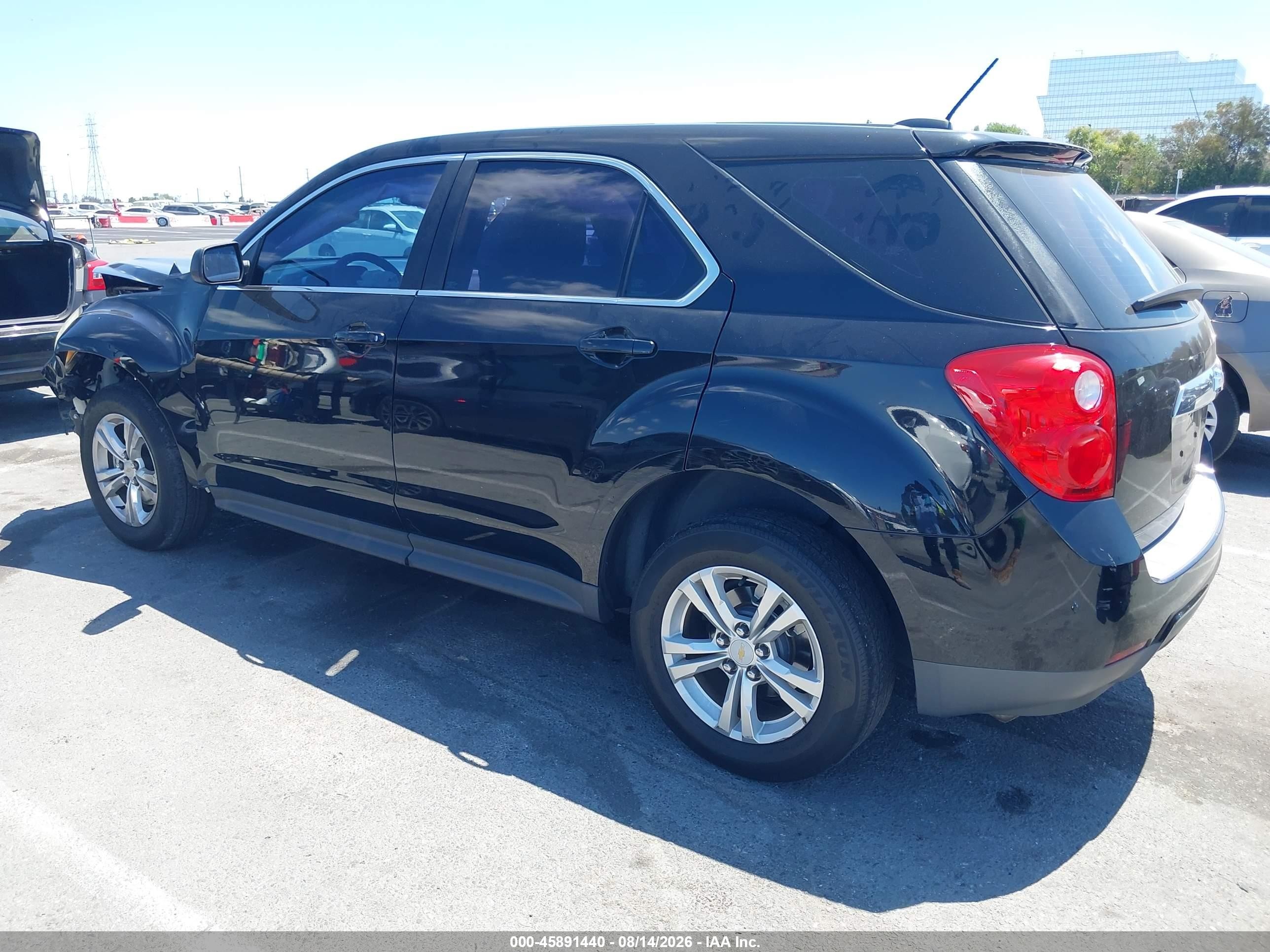 2015 Chevrolet Equinox Ls Черный vin: 2GNALAEK0F6370979