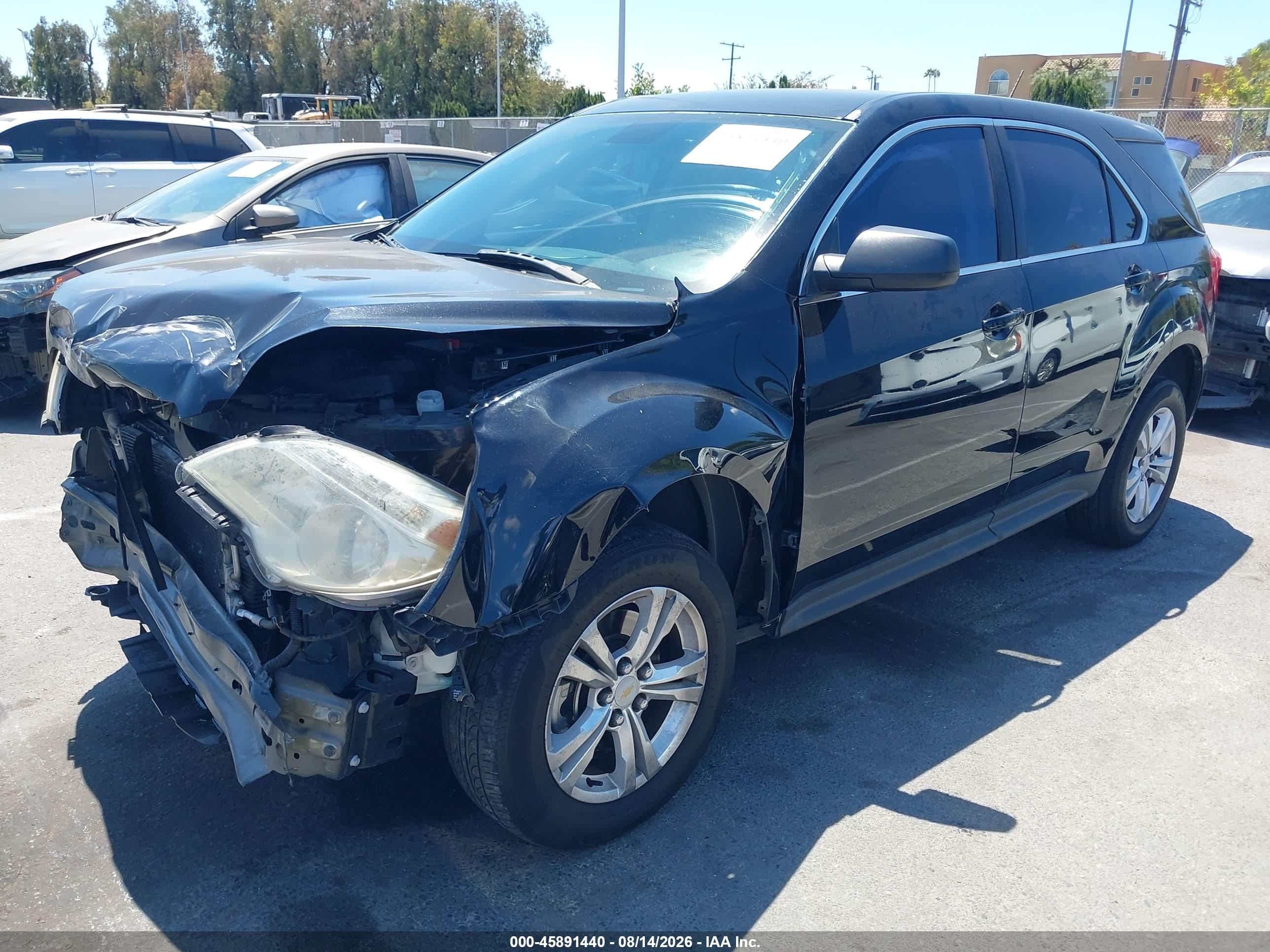 2015 Chevrolet Equinox Ls Черный vin: 2GNALAEK0F6370979