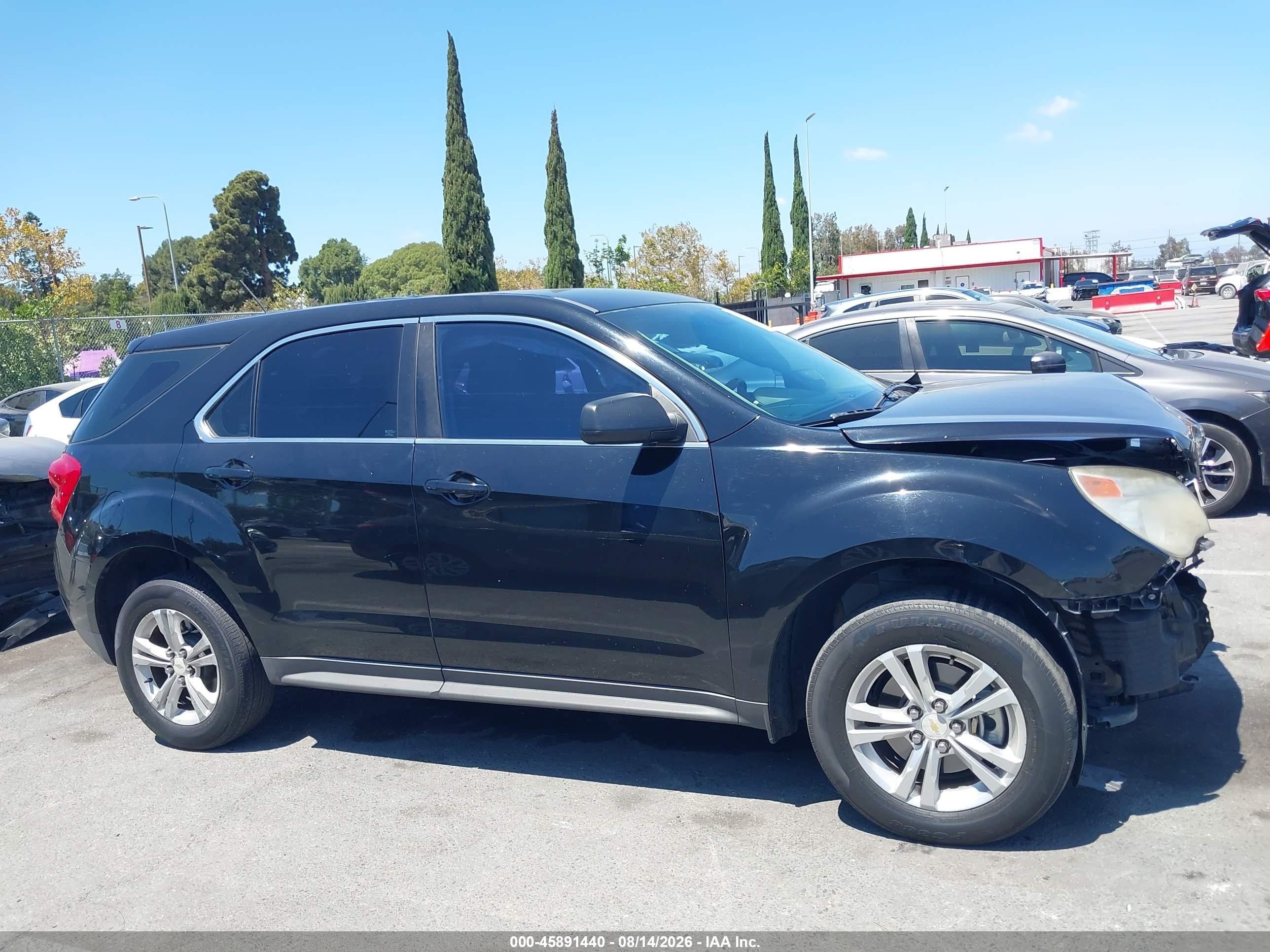 2015 Chevrolet Equinox Ls Черный vin: 2GNALAEK0F6370979