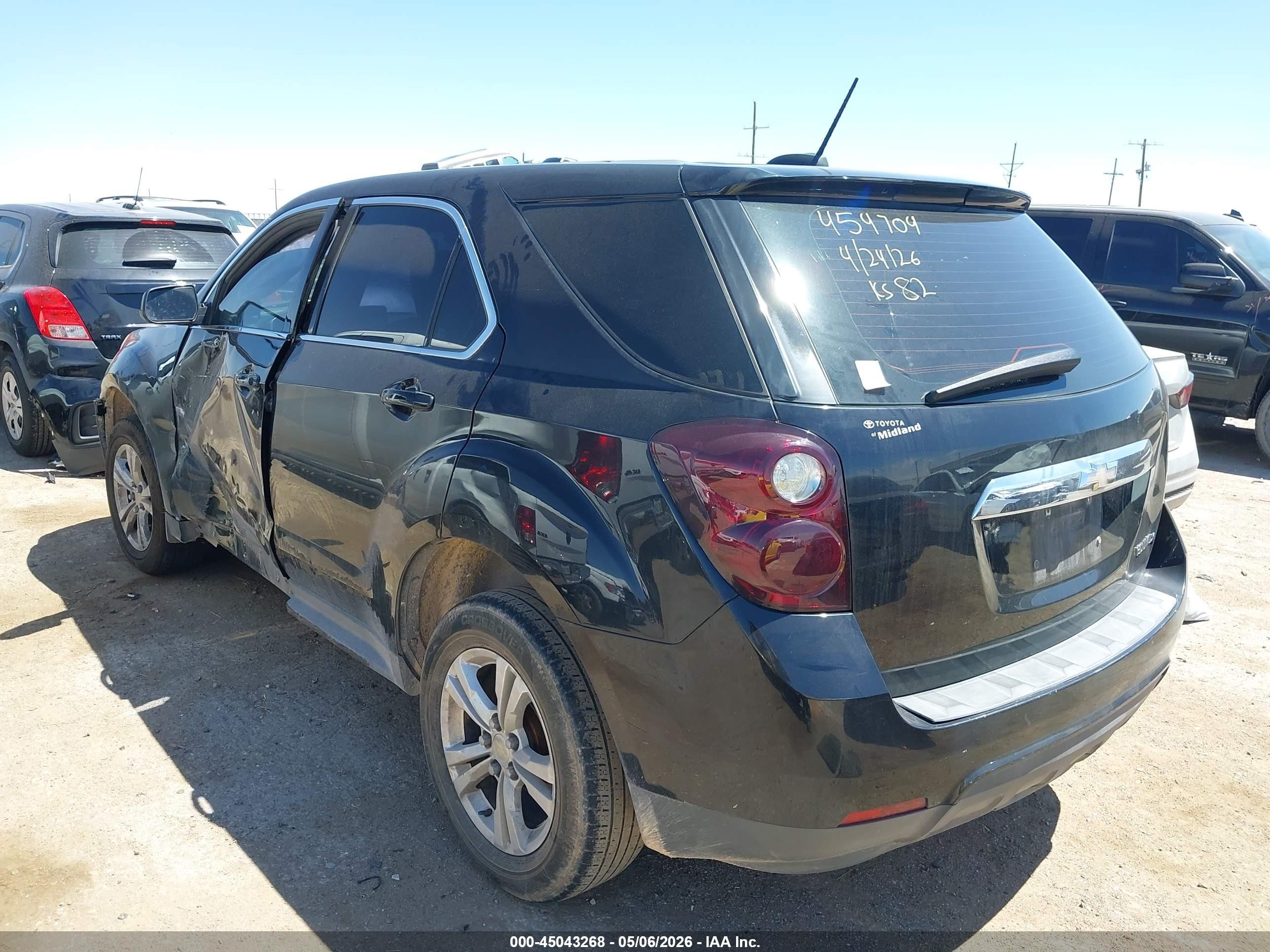 2015 Chevrolet Equinox Ls Black vin: 2GNALAEK0F6401986
