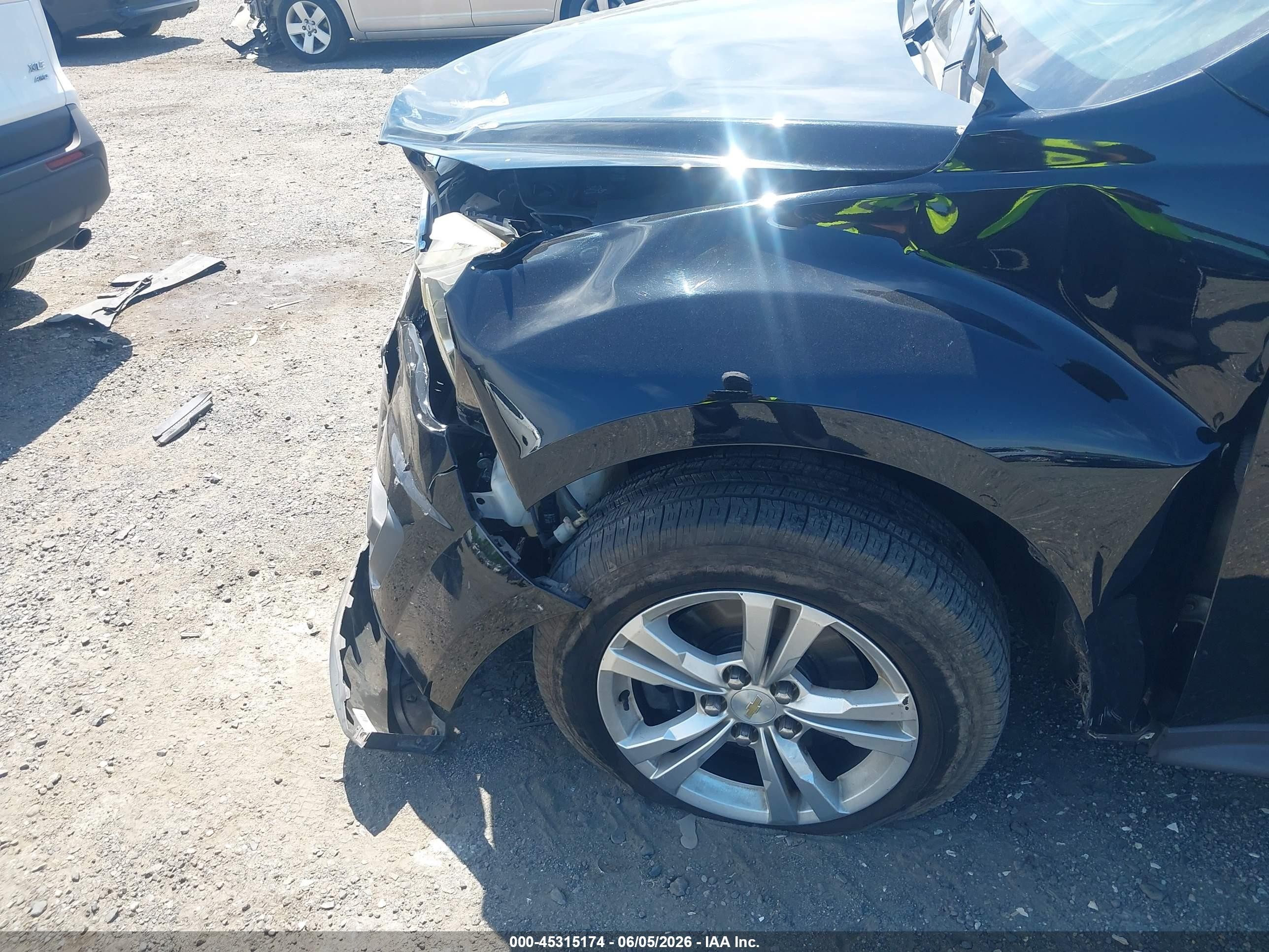 2014 Chevrolet Equinox Ls Black vin: 2GNALAEK1E6212228