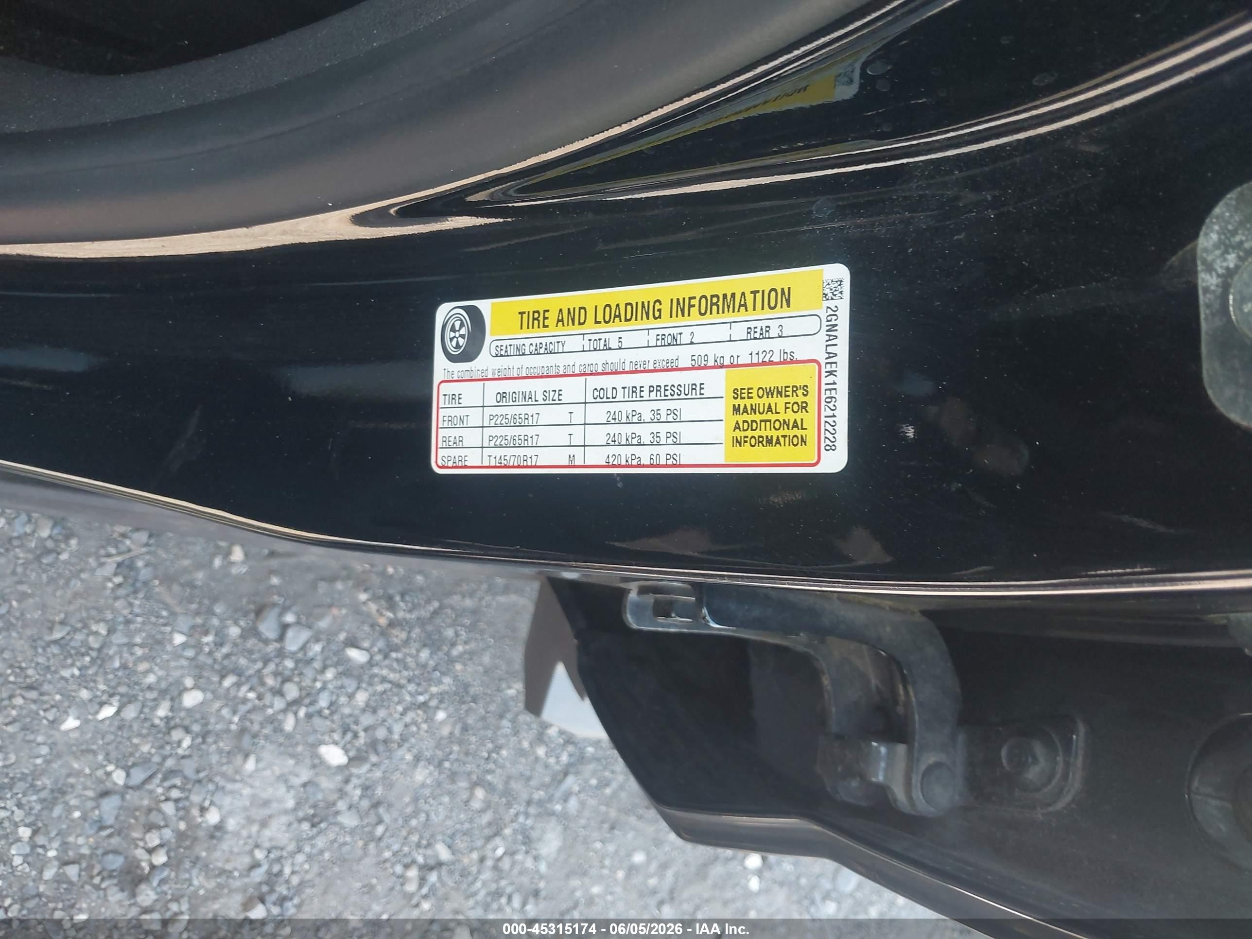 2014 Chevrolet Equinox Ls Black vin: 2GNALAEK1E6212228