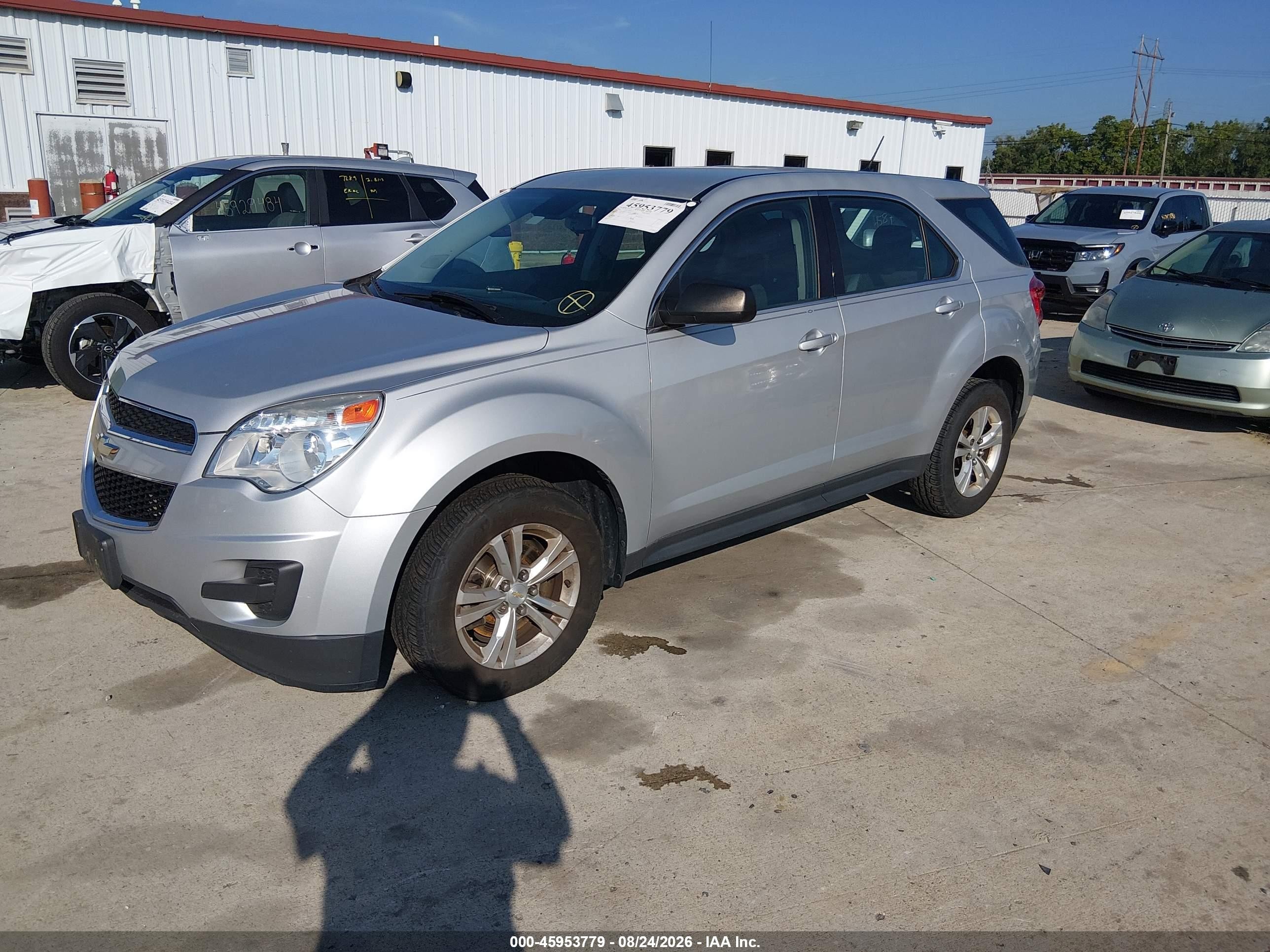 2014 Chevrolet Equinox Ls Silver vin: 2GNALAEK1E6288242
