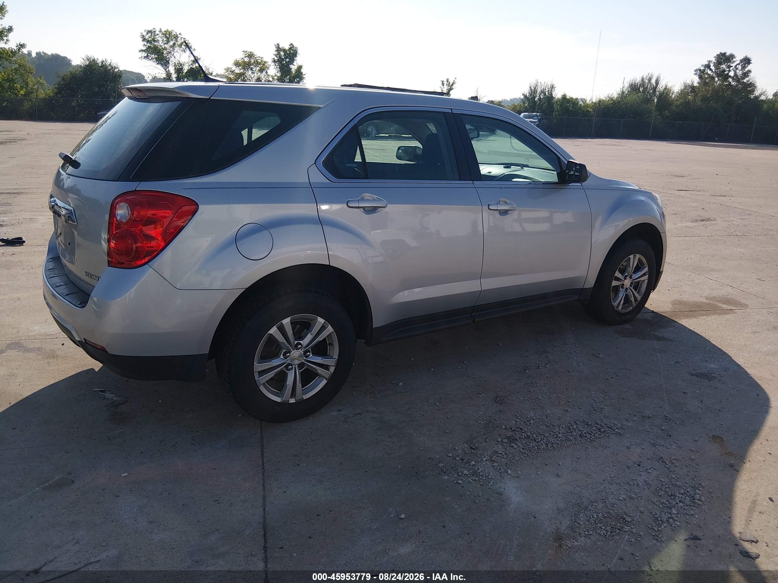 2014 Chevrolet Equinox Ls Silver vin: 2GNALAEK1E6288242