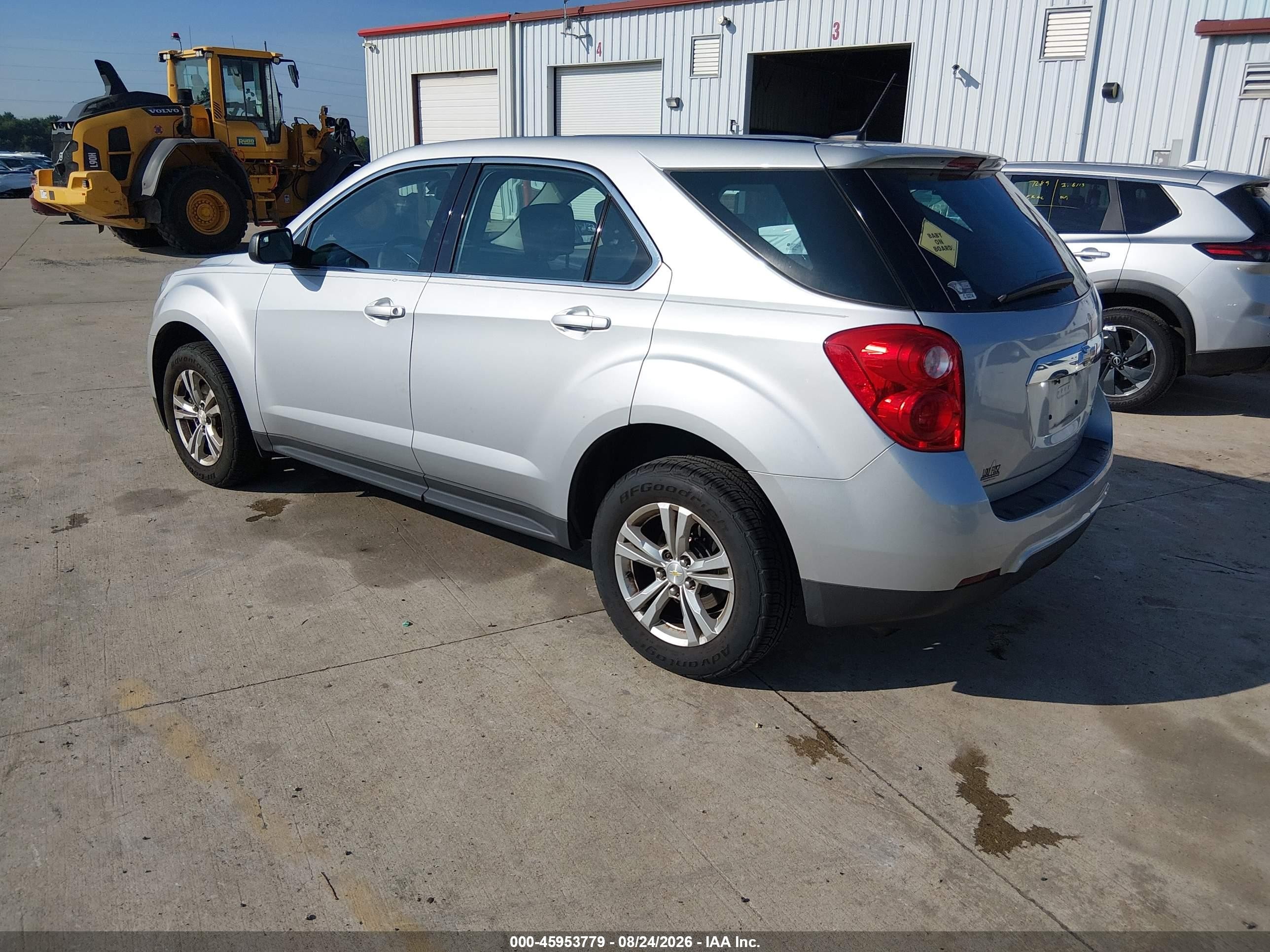 2014 Chevrolet Equinox Ls Silver vin: 2GNALAEK1E6288242