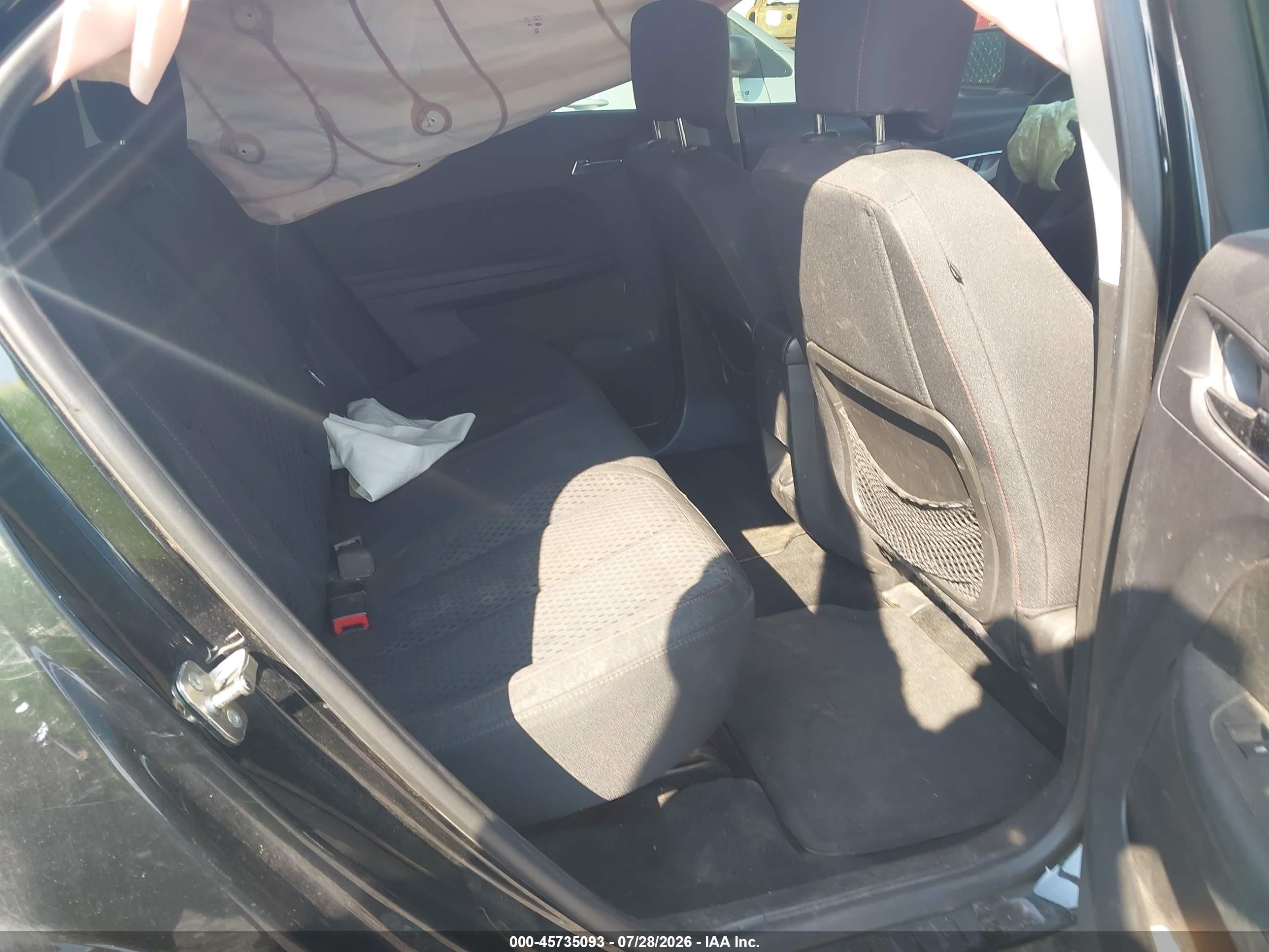 2014 Chevrolet Equinox Ls Black vin: 2GNALAEK1E6291352