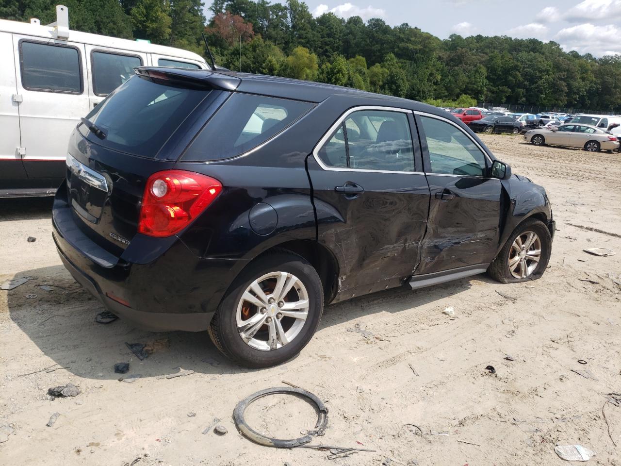 2014 Chevrolet Equinox Ls Black vin: 2GNALAEK1E6302446