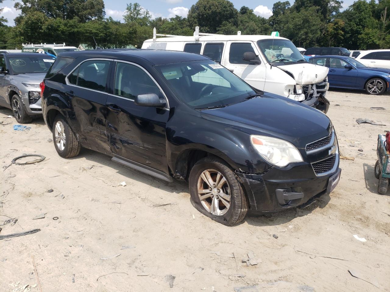 2014 Chevrolet Equinox Ls Black vin: 2GNALAEK1E6302446