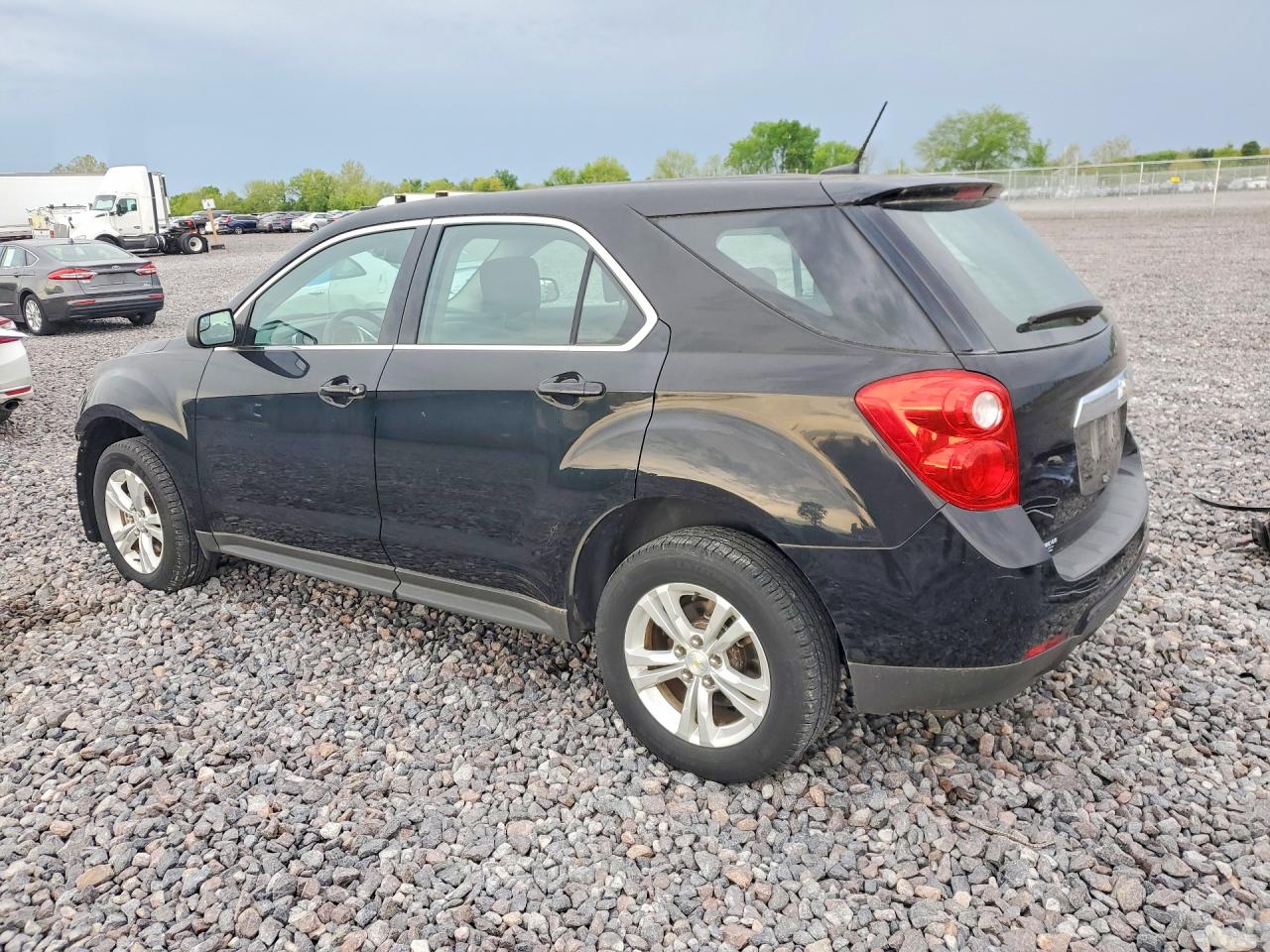 2014 Chevrolet Equinox Ls Black vin: 2GNALAEK1E6344647