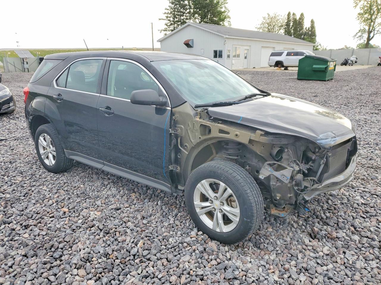 2014 Chevrolet Equinox Ls Black vin: 2GNALAEK1E6344647