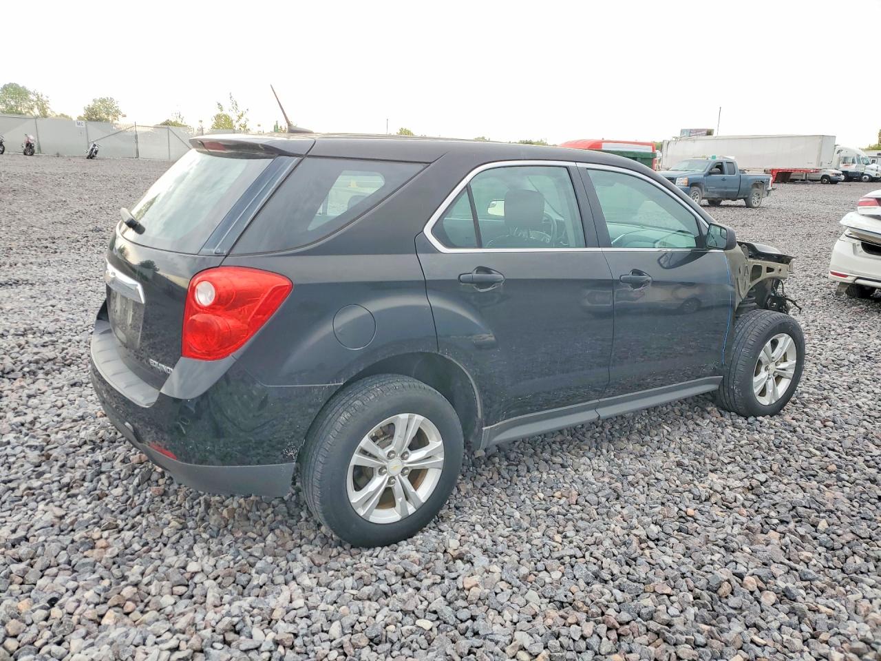 2014 Chevrolet Equinox Ls Black vin: 2GNALAEK1E6344647