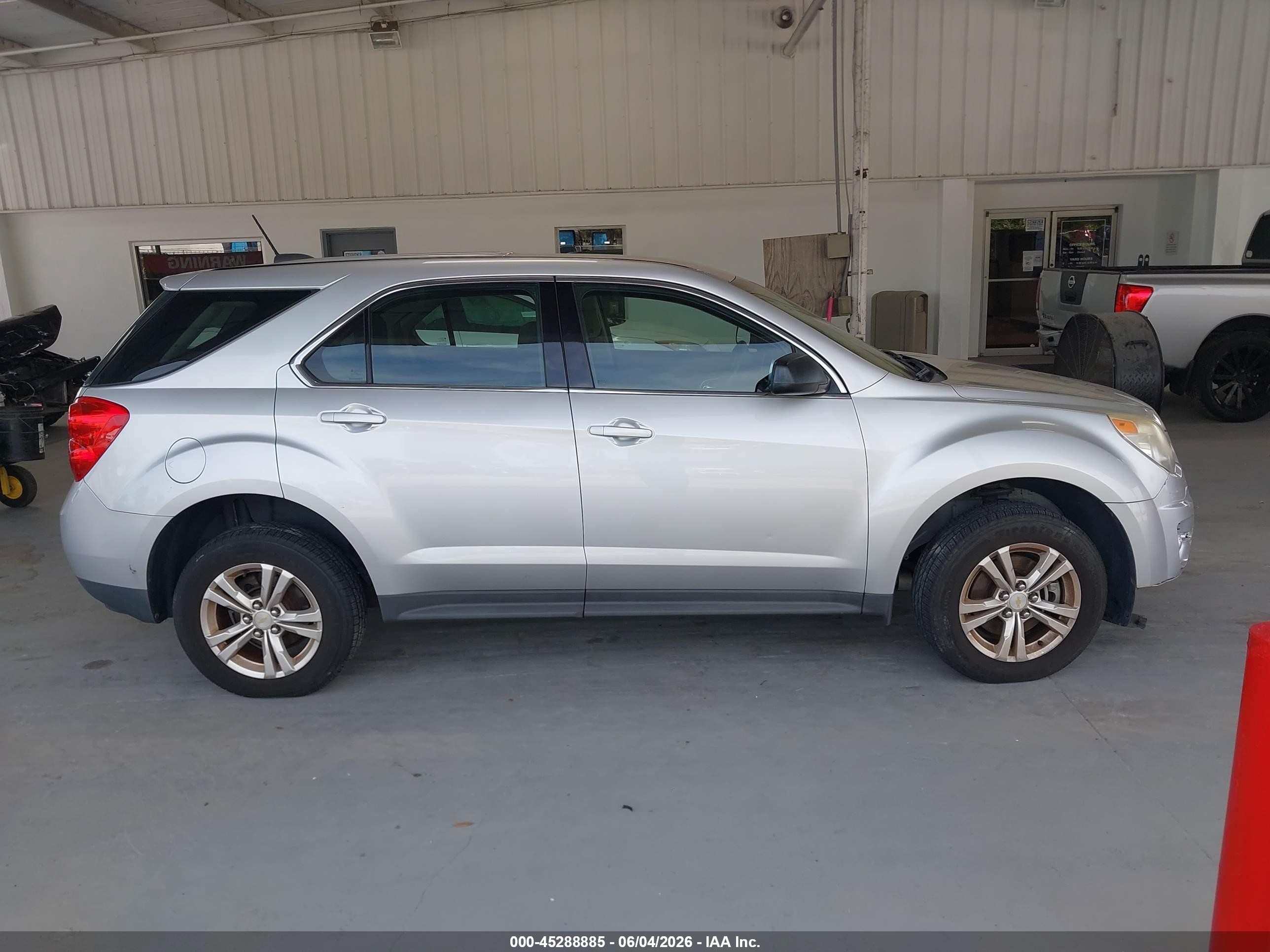 2015 Chevrolet Equinox Ls Silver vin: 2GNALAEK1F1103220