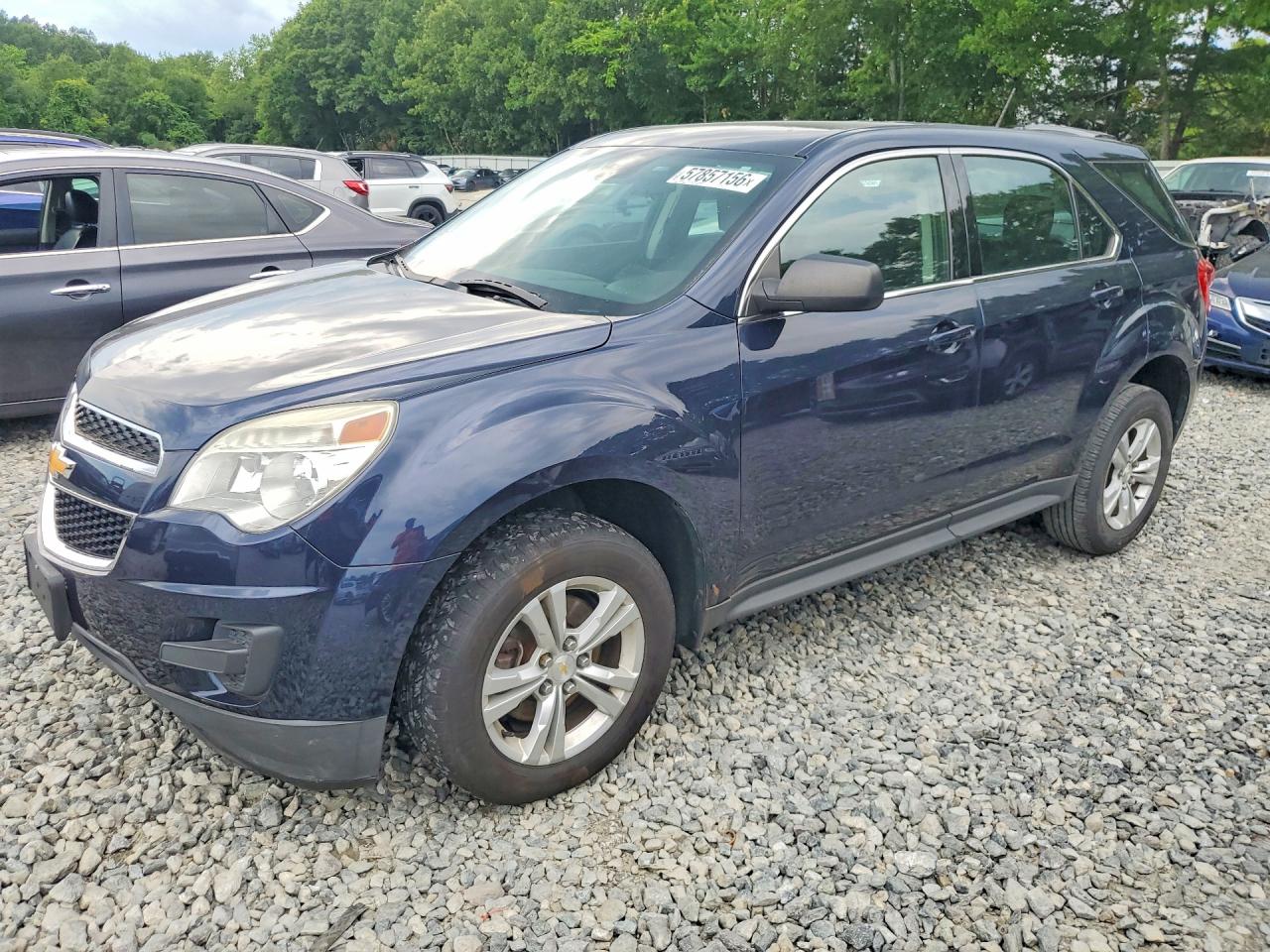 2015 Chevrolet Equinox Ls Blue vin: 2GNALAEK1F1137111